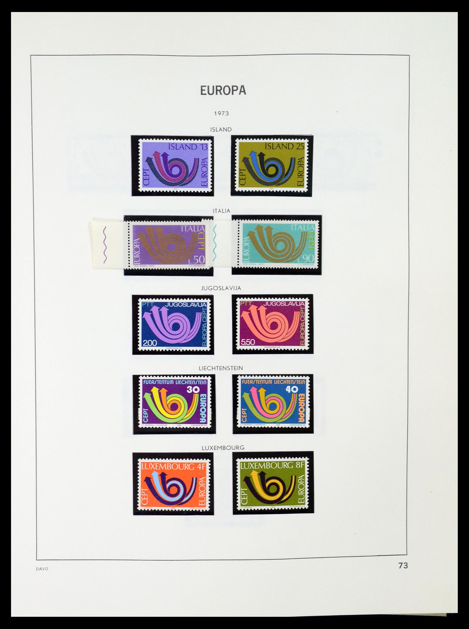 35036 072 - Postzegelverzameling 35036 Europa CEPT 1956-2013.