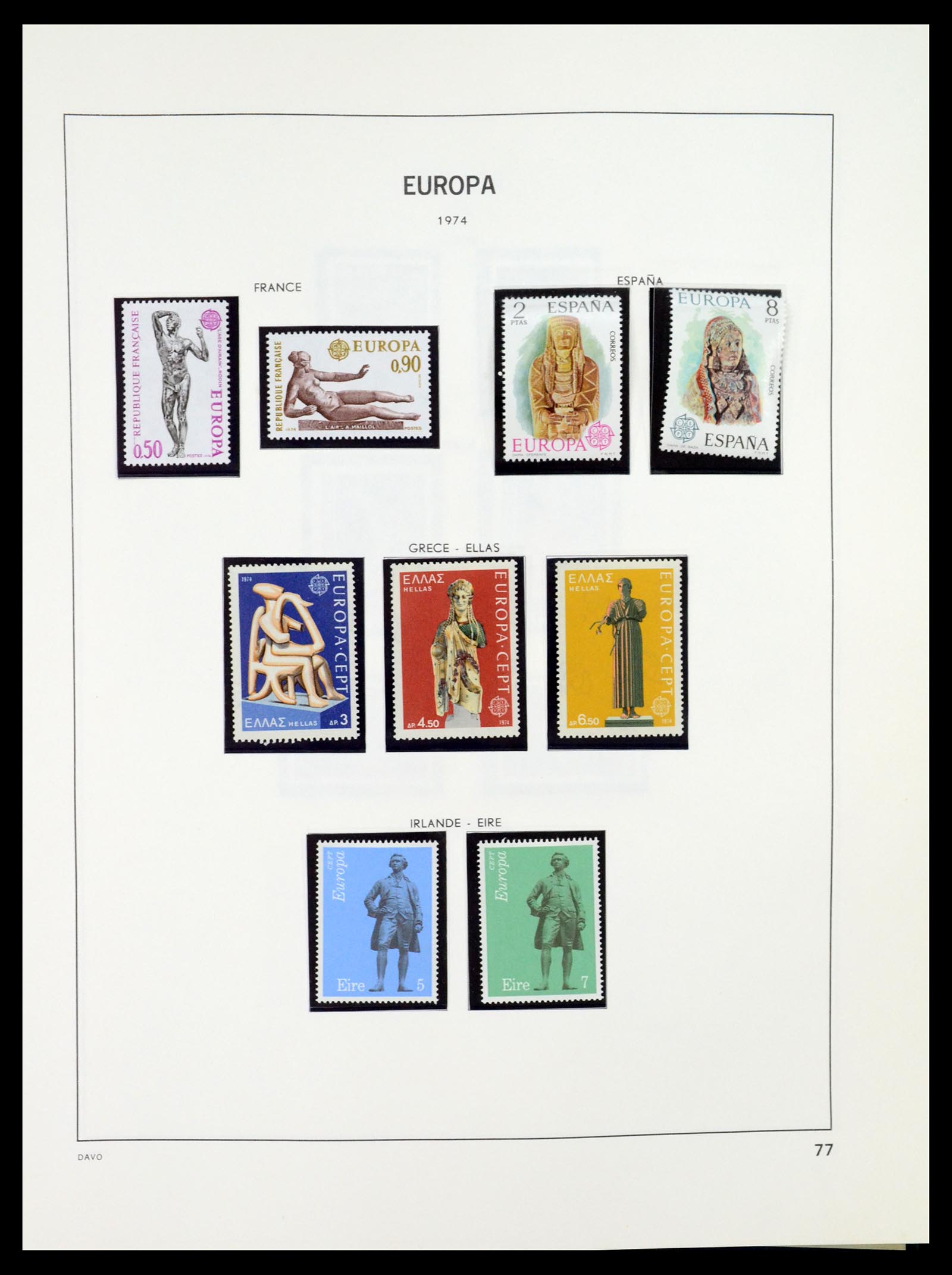 35036 076 - Postzegelverzameling 35036 Europa CEPT 1956-2013.