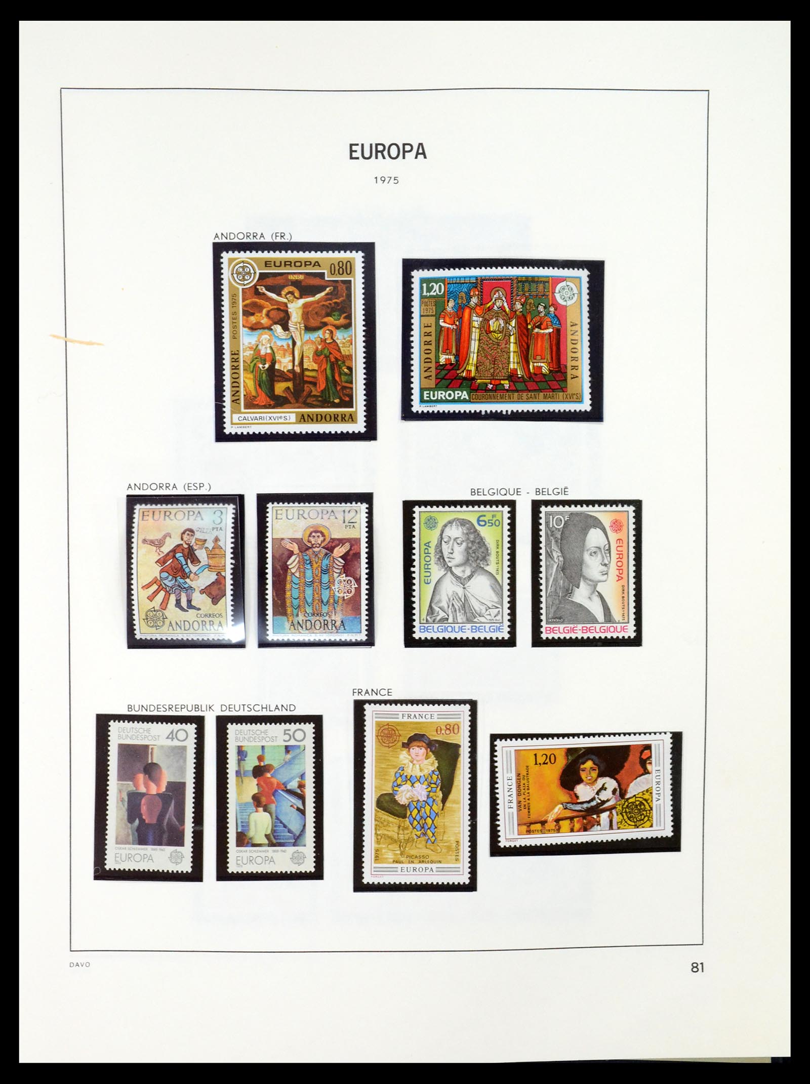 35036 080 - Postzegelverzameling 35036 Europa CEPT 1956-2013.