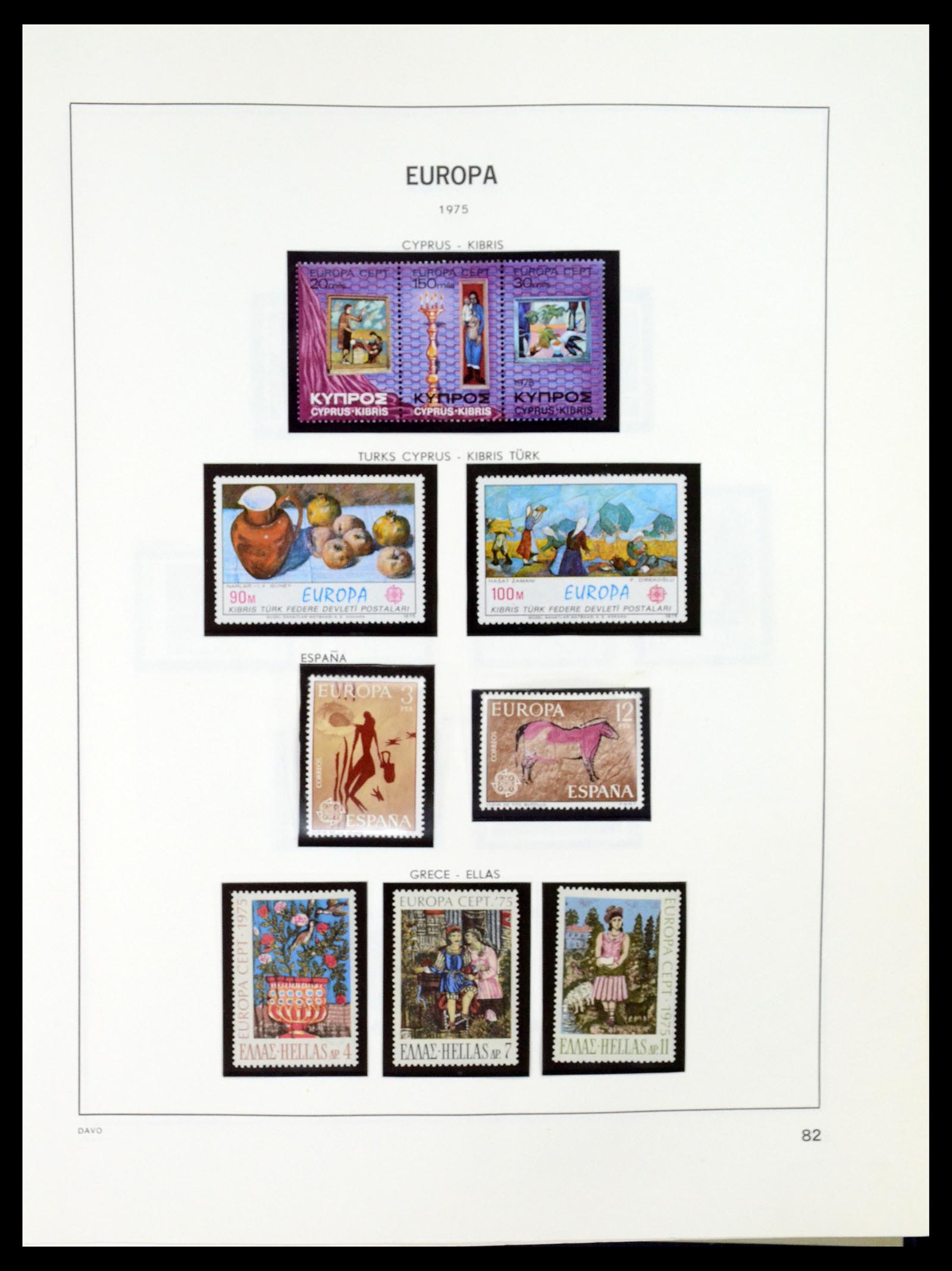 35036 081 - Postzegelverzameling 35036 Europa CEPT 1956-2013.