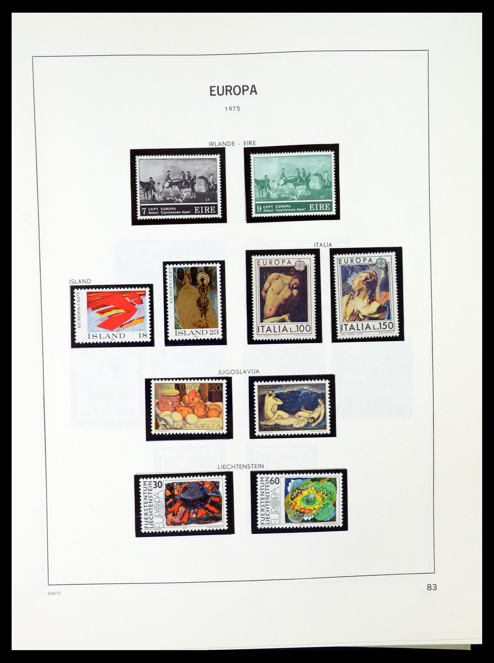 35036 082 - Postzegelverzameling 35036 Europa CEPT 1956-2013.