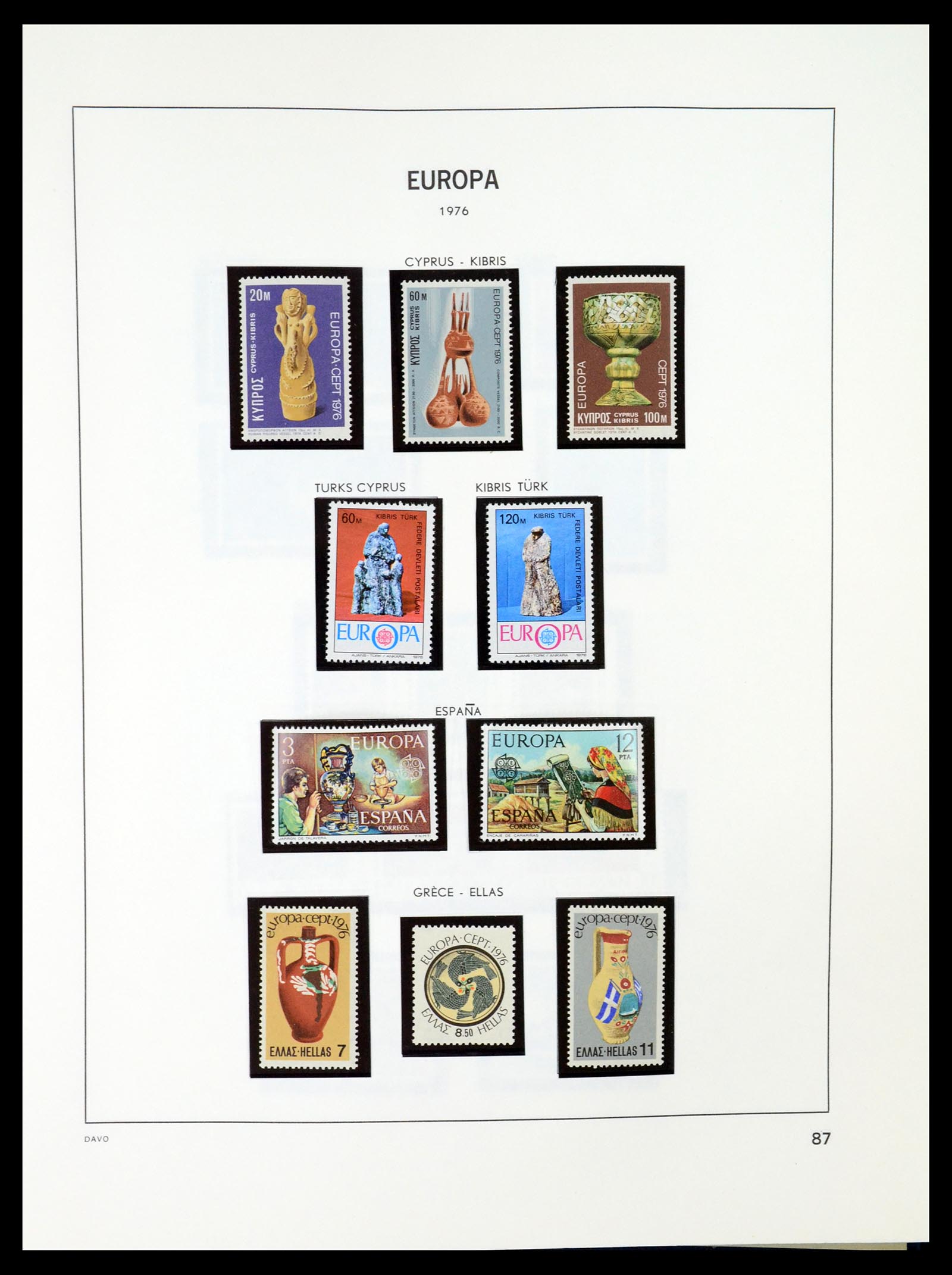 35036 086 - Postzegelverzameling 35036 Europa CEPT 1956-2013.