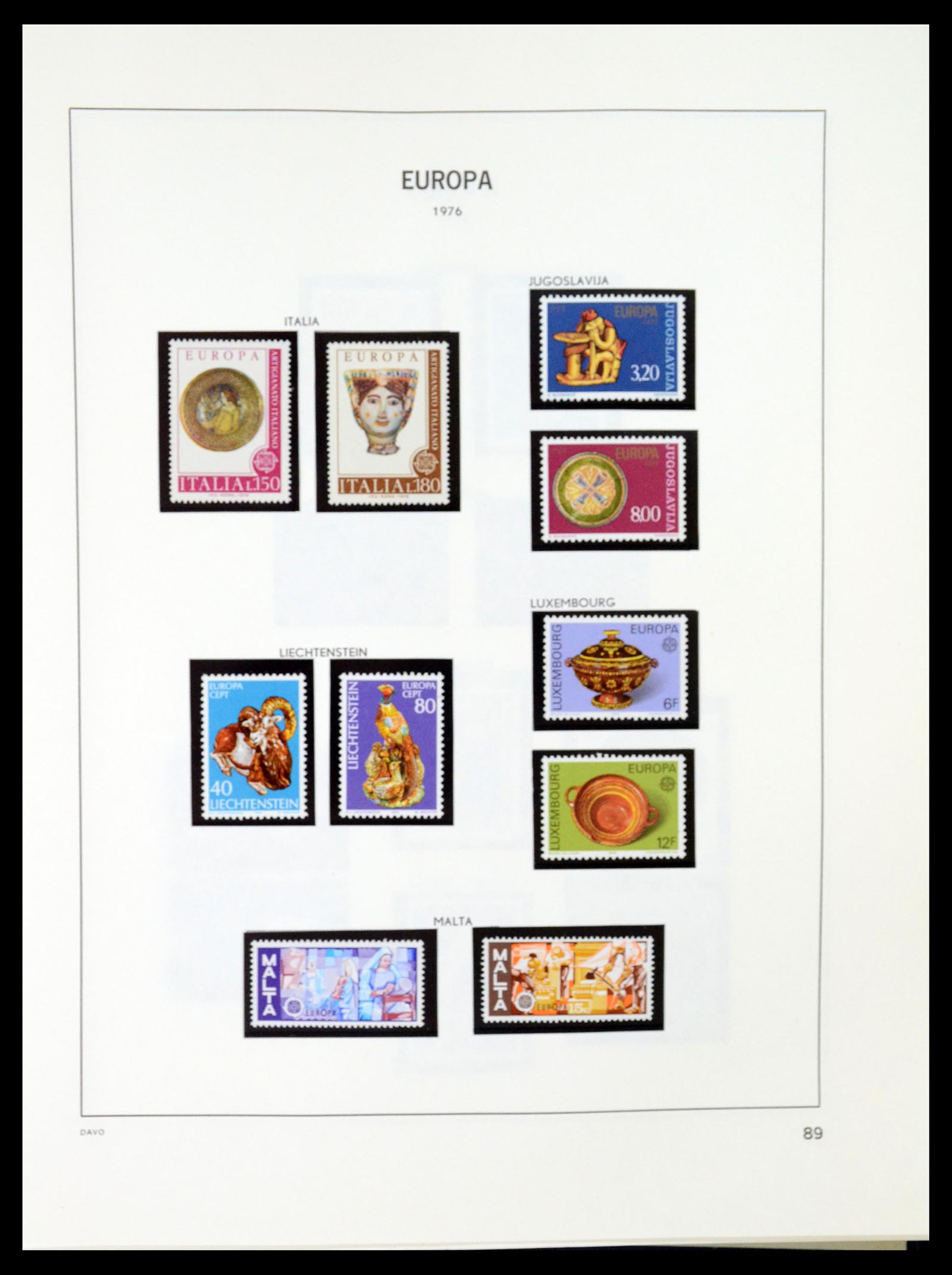 35036 088 - Postzegelverzameling 35036 Europa CEPT 1956-2013.