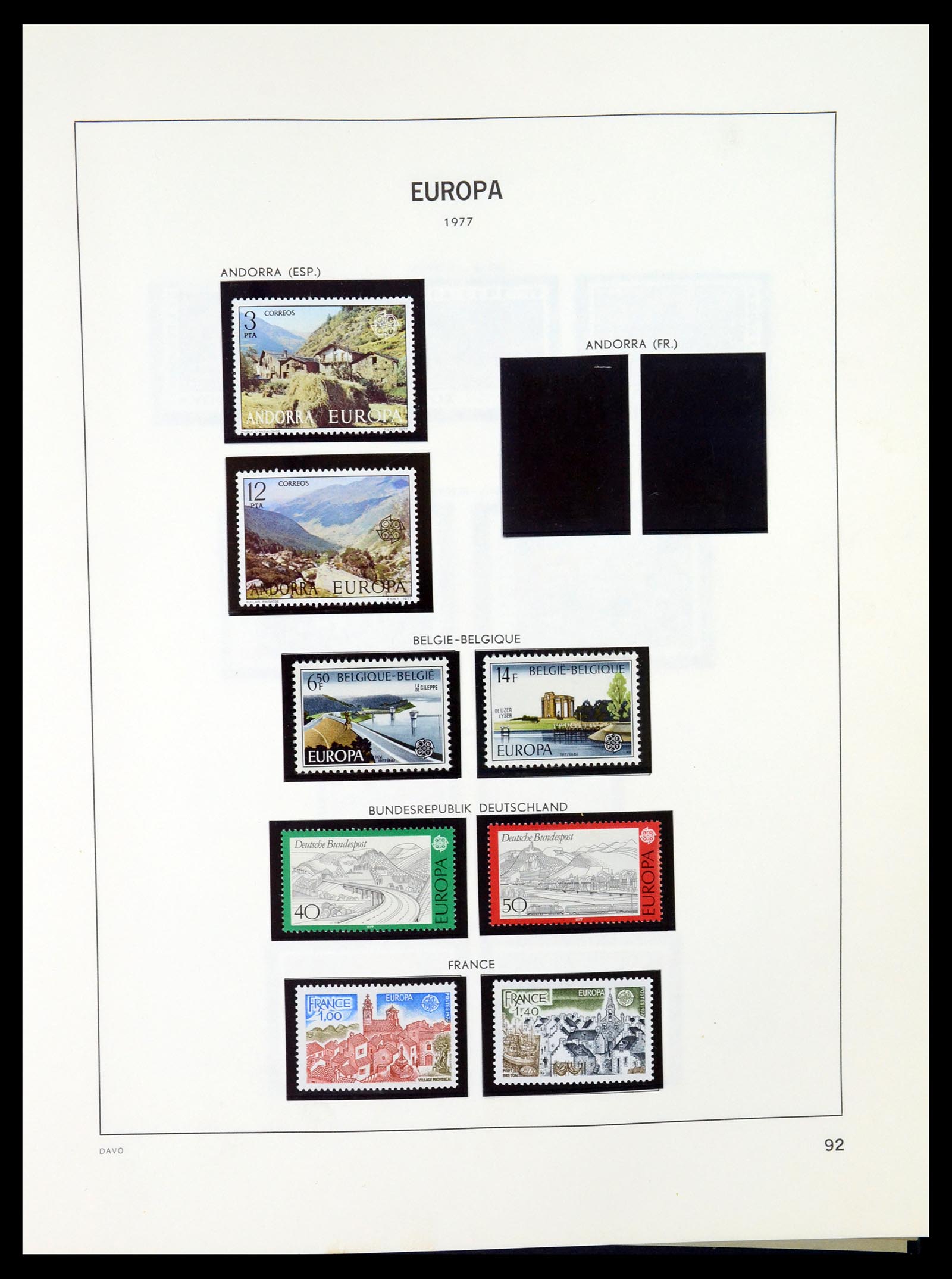 35036 091 - Postzegelverzameling 35036 Europa CEPT 1956-2013.
