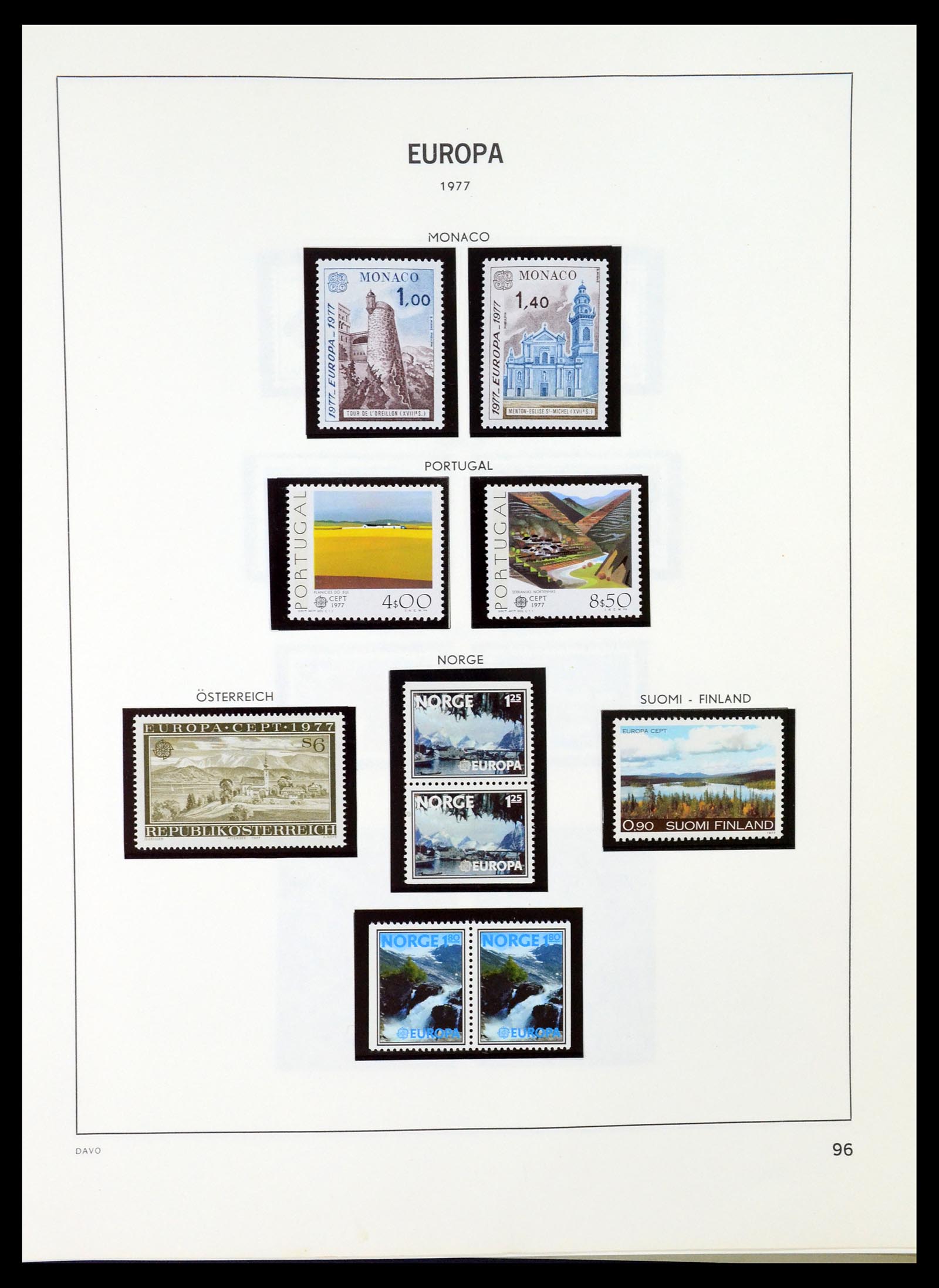 35036 095 - Postzegelverzameling 35036 Europa CEPT 1956-2013.