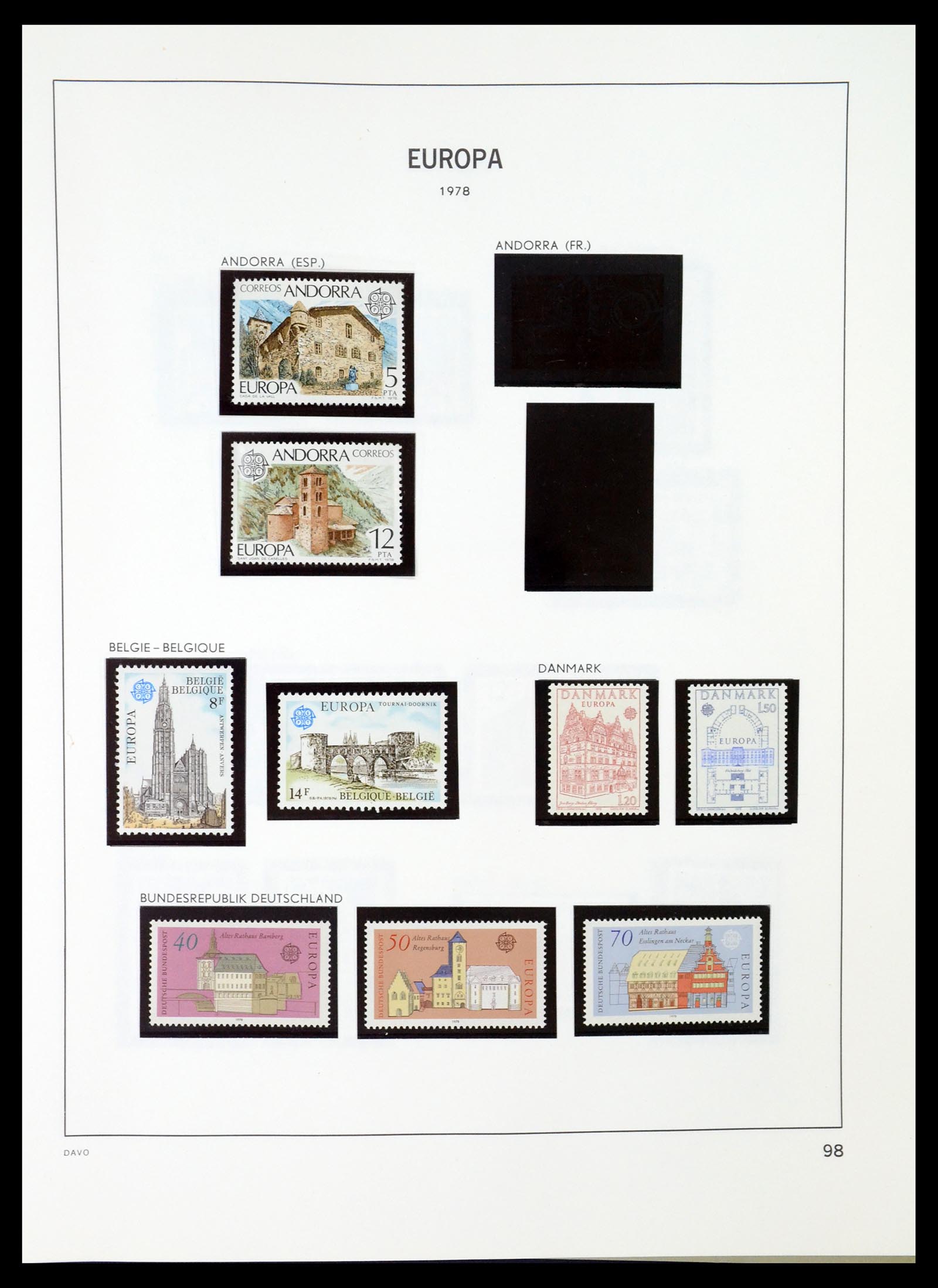 35036 097 - Postzegelverzameling 35036 Europa CEPT 1956-2013.