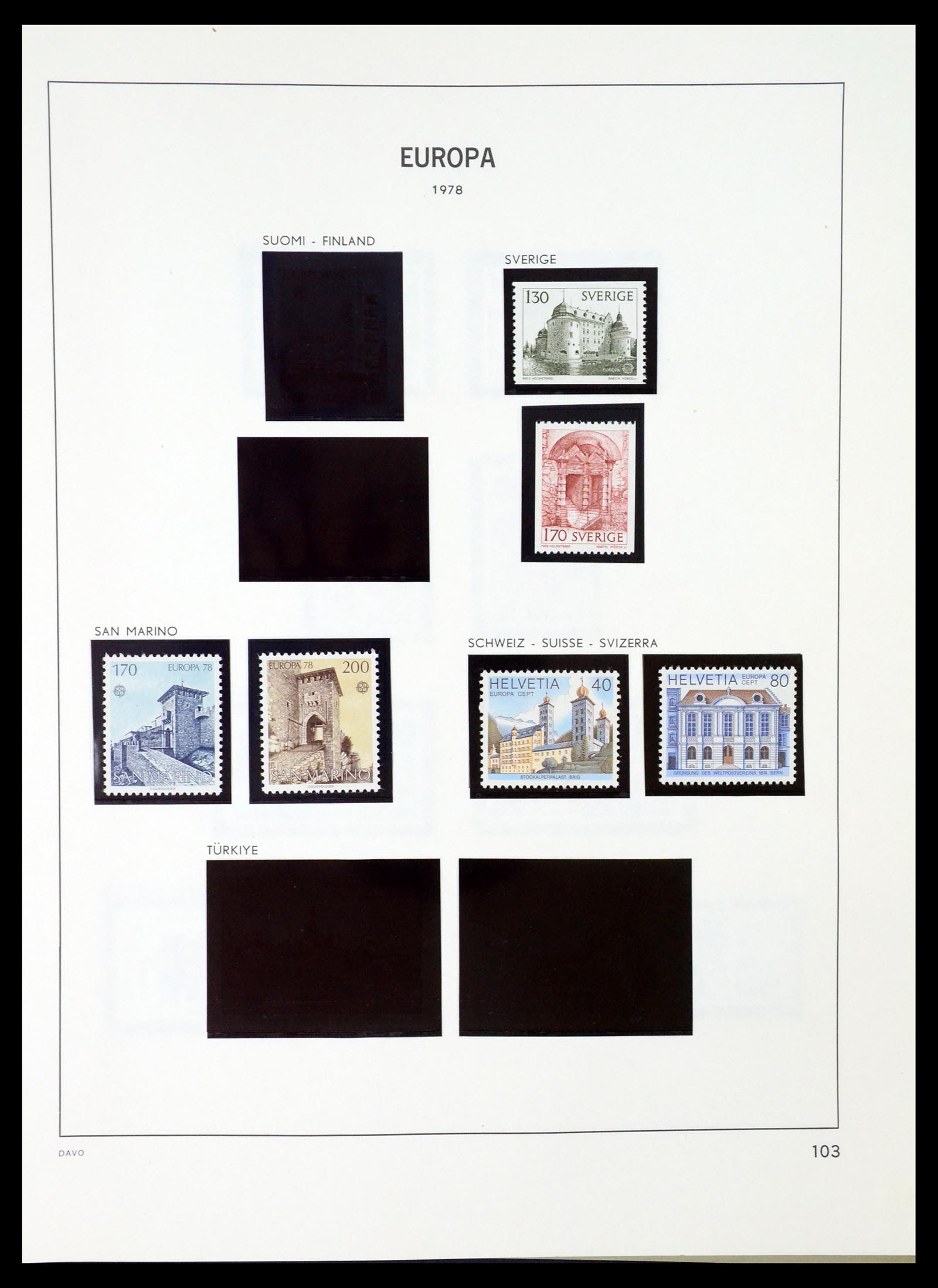 35036 102 - Postzegelverzameling 35036 Europa CEPT 1956-2013.