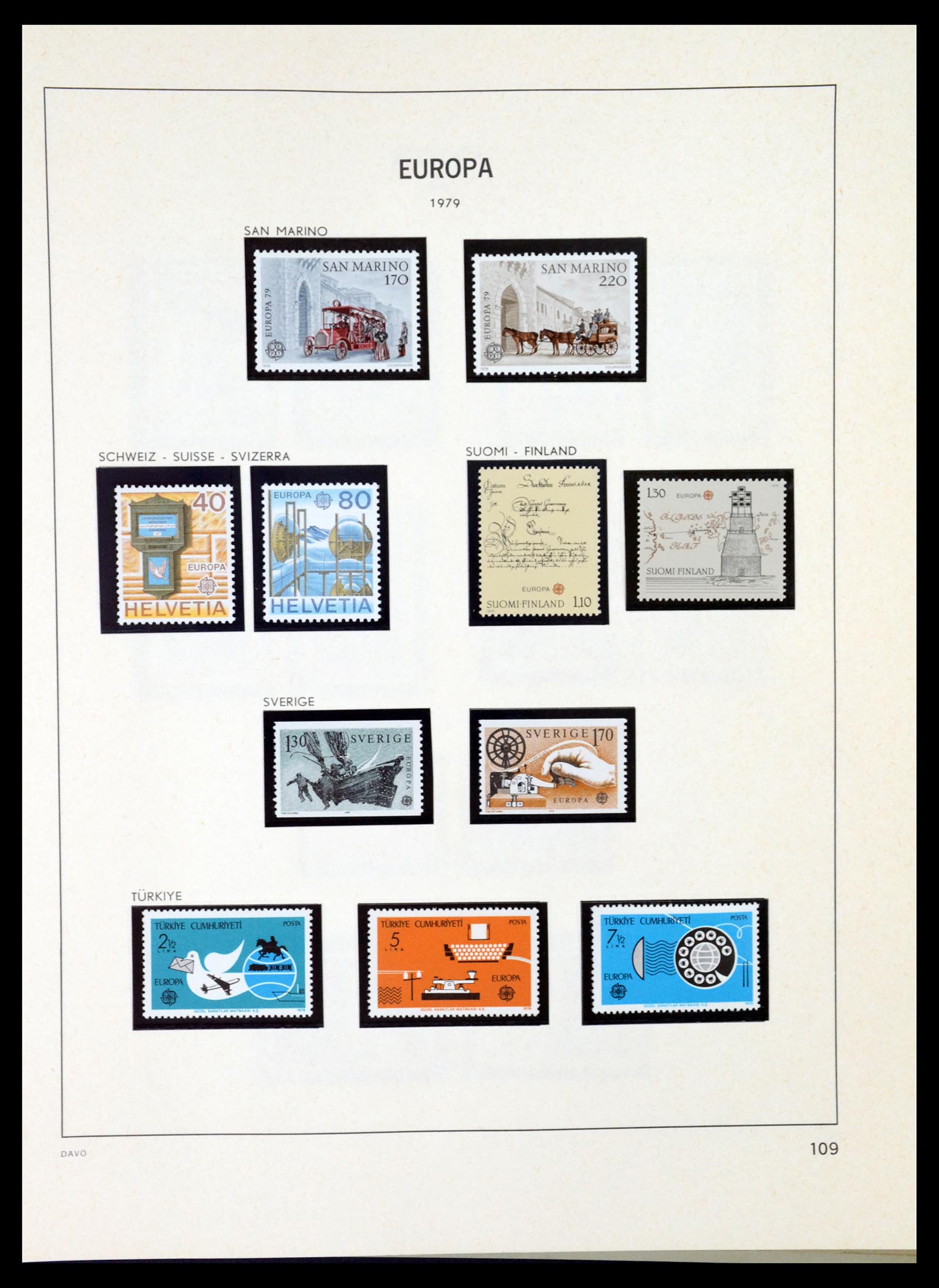 35036 108 - Postzegelverzameling 35036 Europa CEPT 1956-2013.