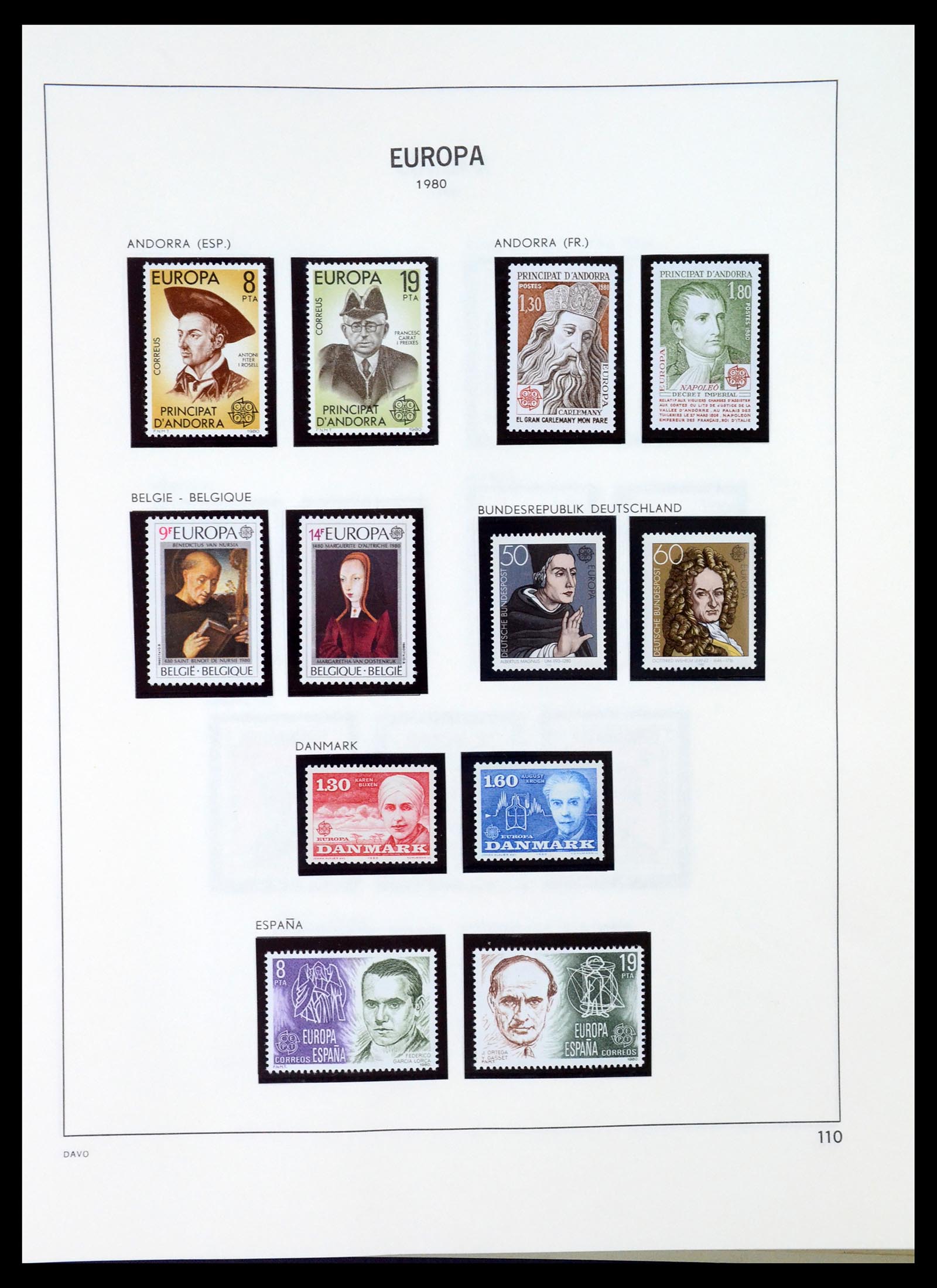 35036 109 - Postzegelverzameling 35036 Europa CEPT 1956-2013.
