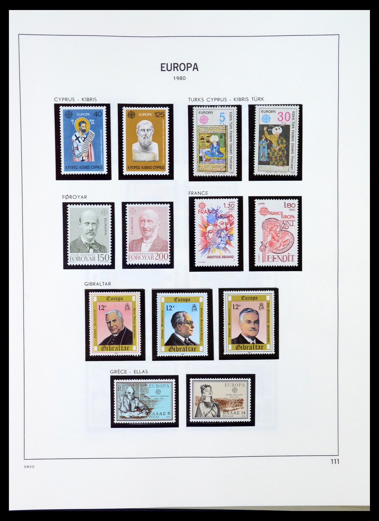 35036 110 - Postzegelverzameling 35036 Europa CEPT 1956-2013.