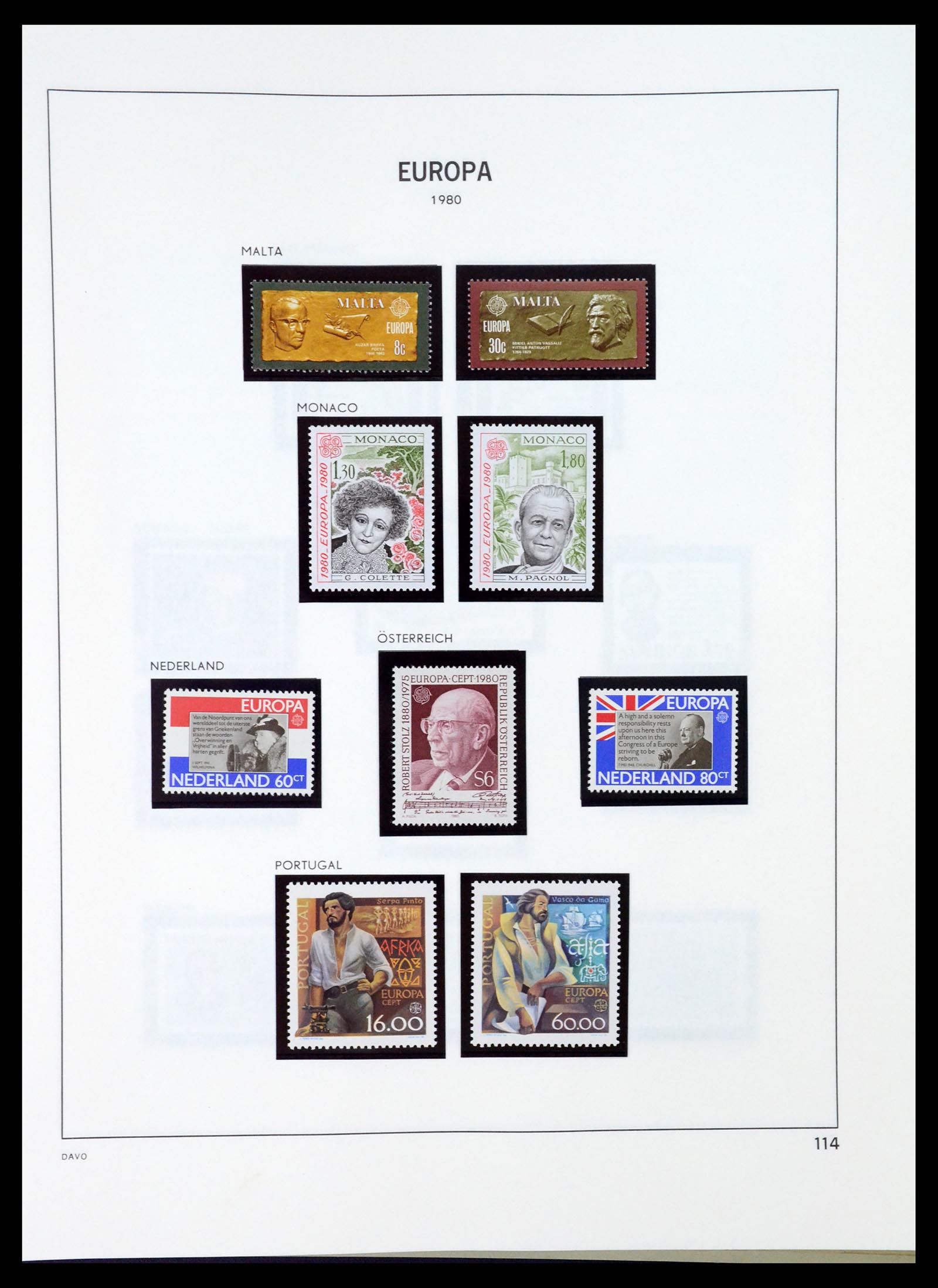 35036 113 - Postzegelverzameling 35036 Europa CEPT 1956-2013.