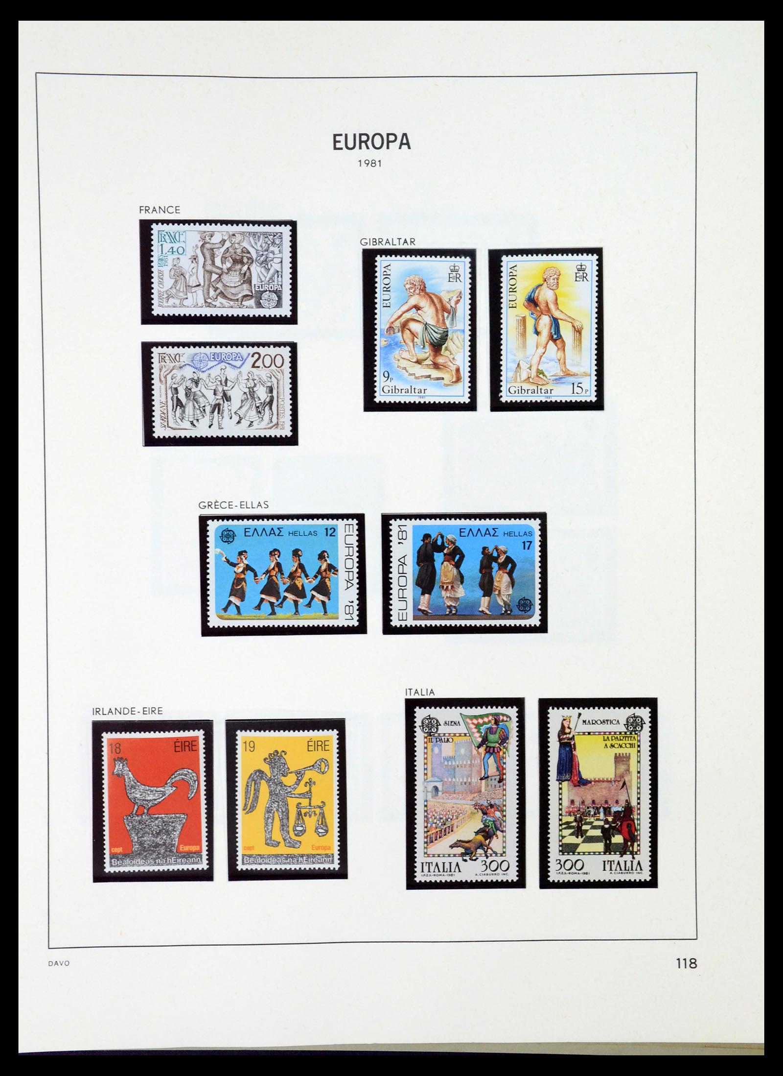 35036 117 - Postzegelverzameling 35036 Europa CEPT 1956-2013.