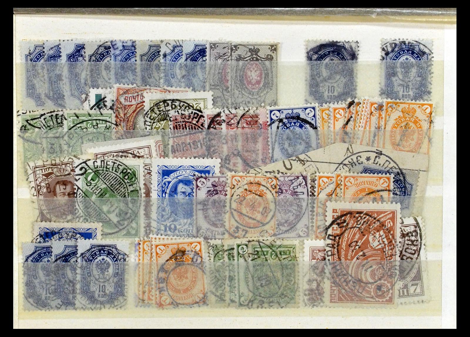 35038 002 - Postzegelverzameling 35038 Rusland afstempelingen 1864-1919.
