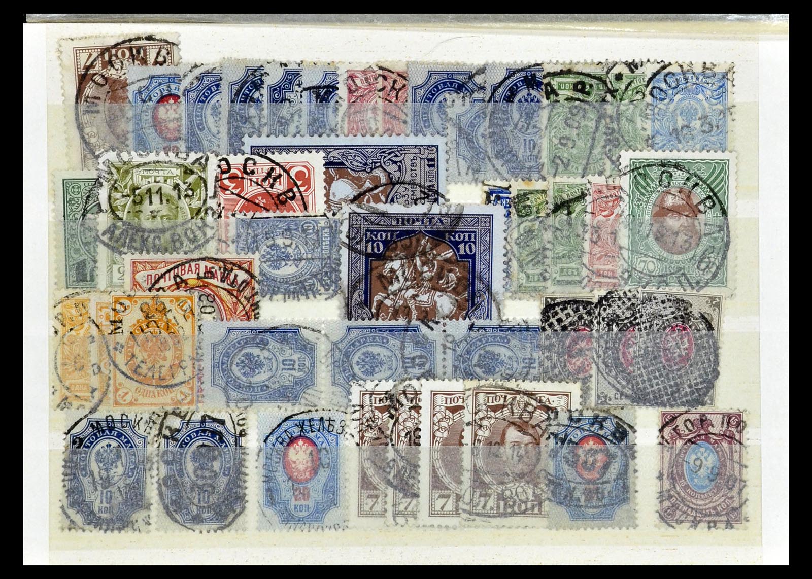 35038 008 - Postzegelverzameling 35038 Rusland afstempelingen 1864-1919.