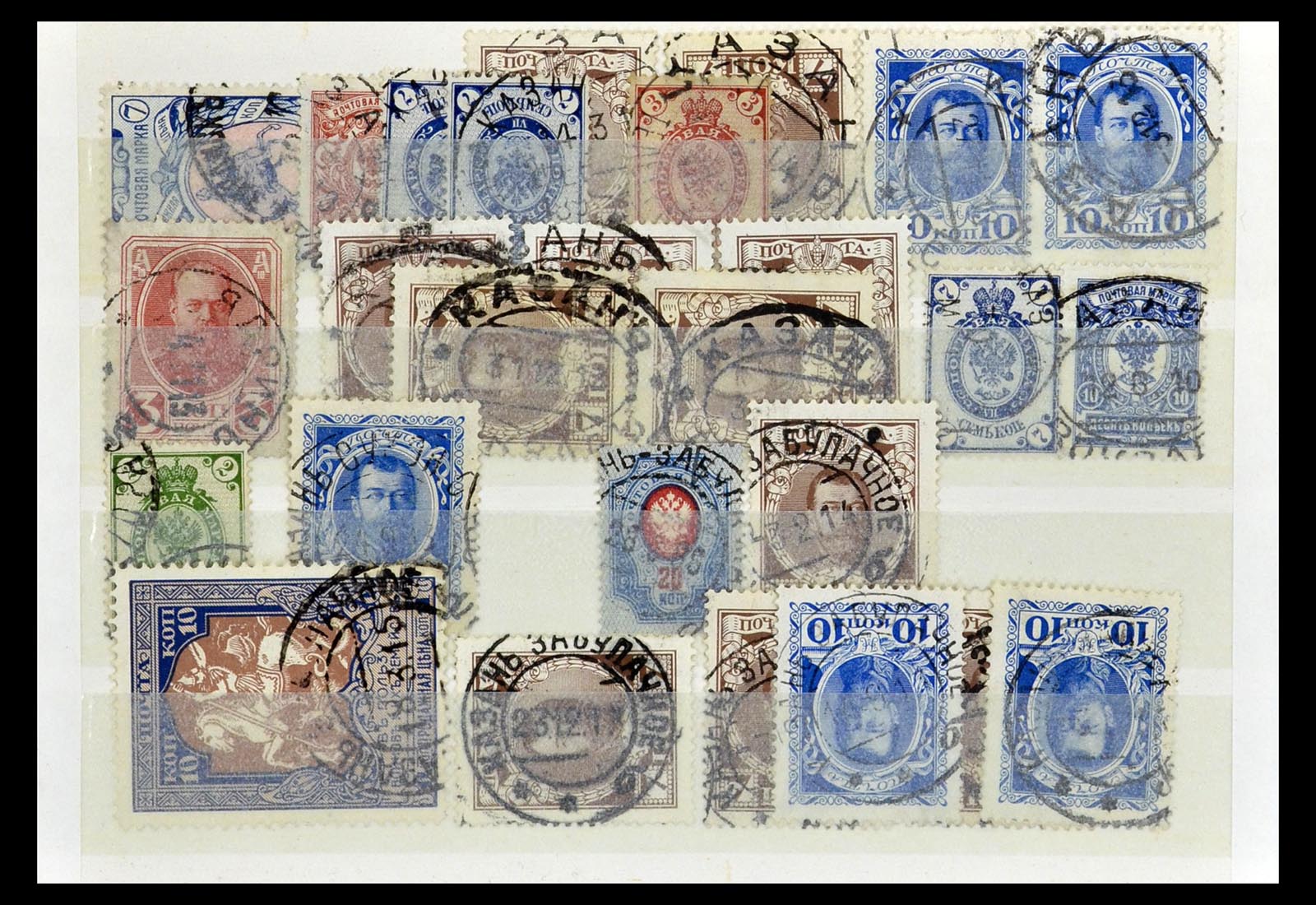 35038 068 - Stamp Collection 35038 Rusia cancellations 1864-1919.