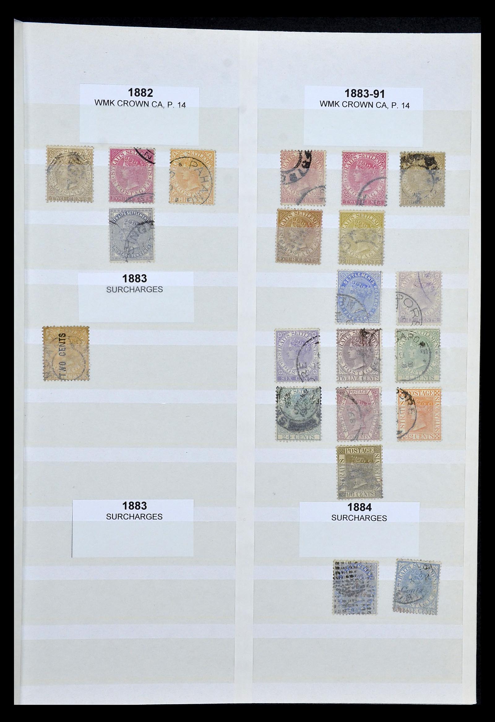 35040 003 - Postzegelverzameling 35040 Maleisië en Staten 1867-1963.