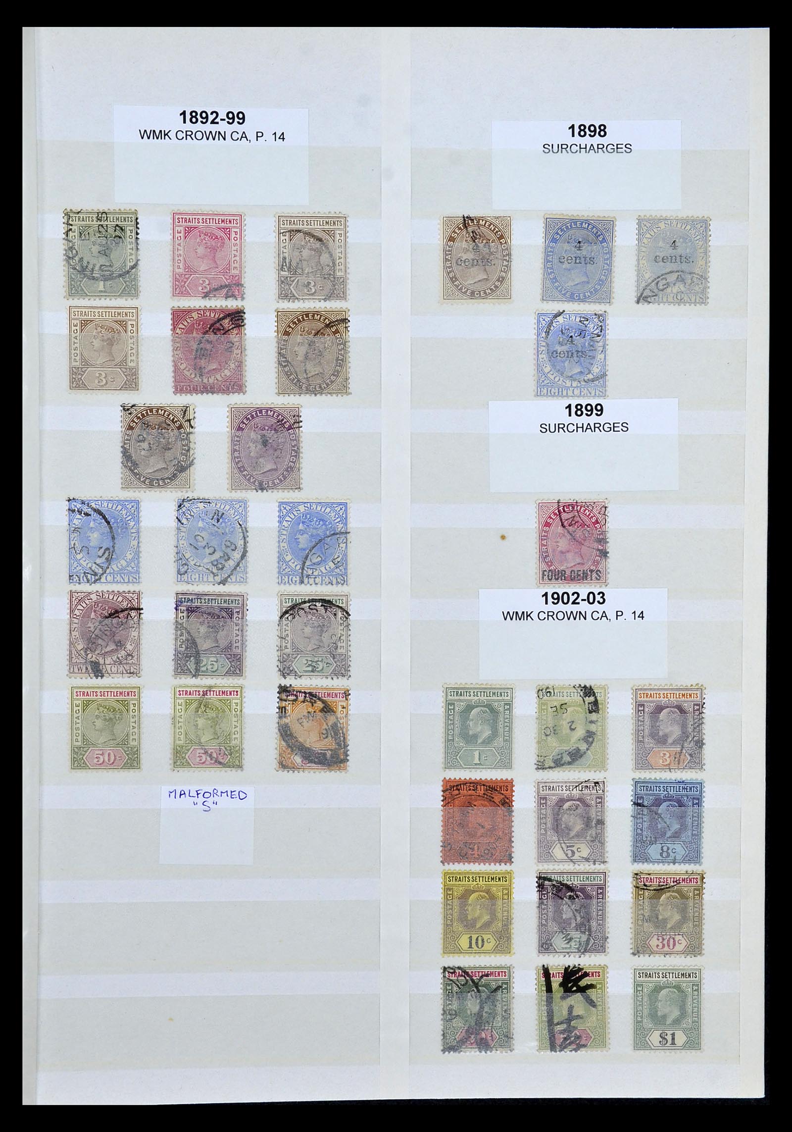 35040 005 - Postzegelverzameling 35040 Maleisië en Staten 1867-1963.
