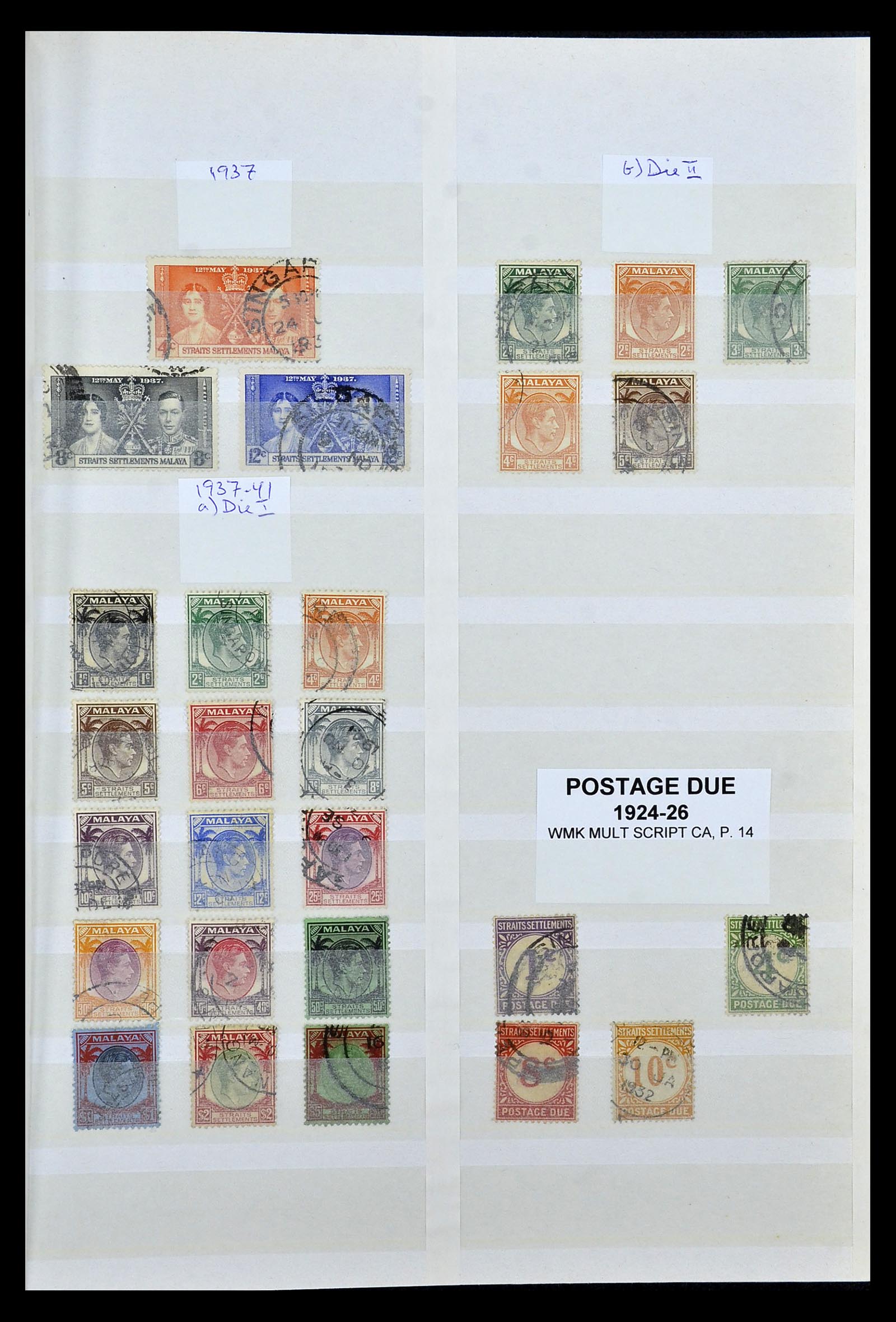 35040 011 - Postzegelverzameling 35040 Maleisië en Staten 1867-1963.