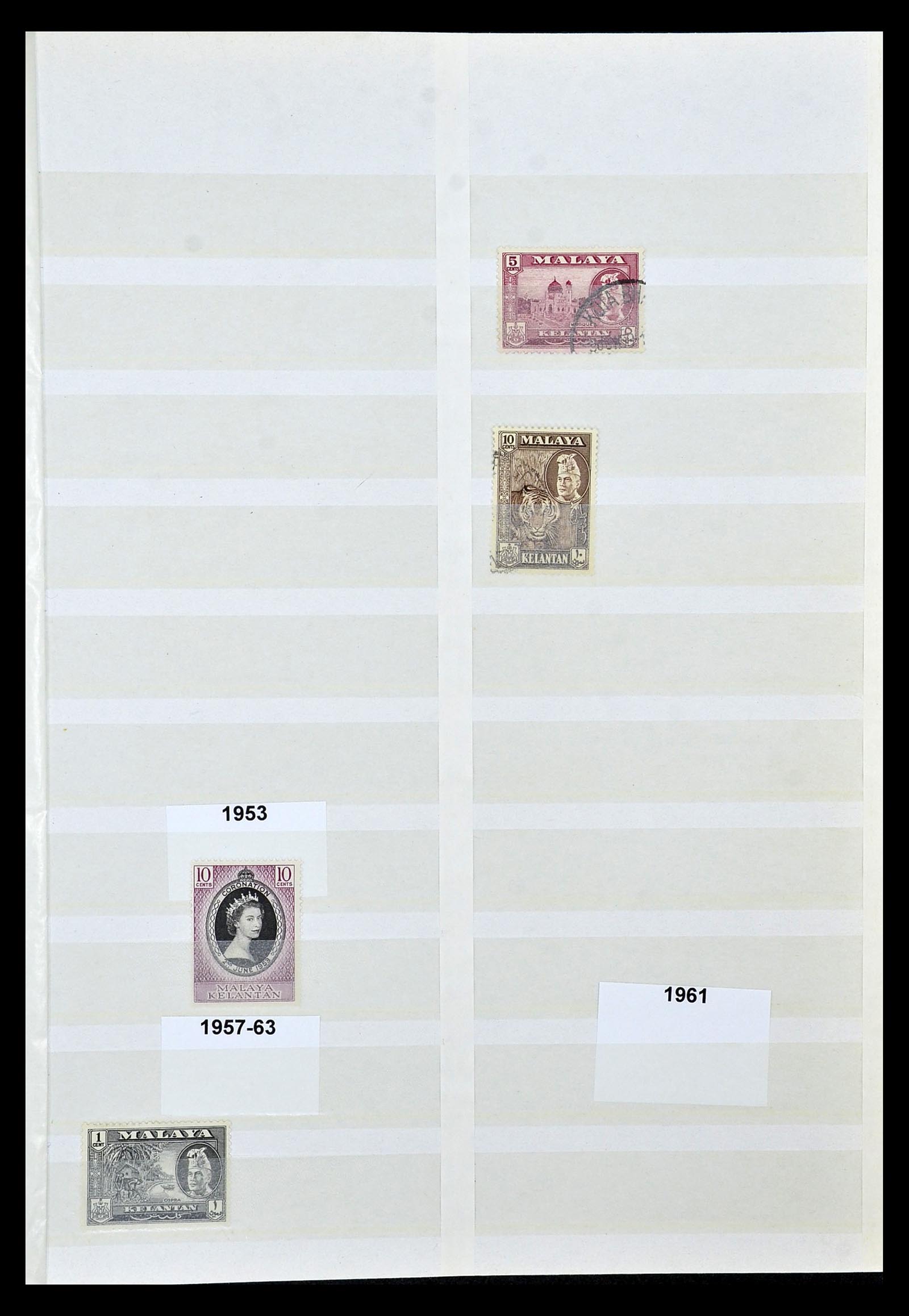 35040 022 - Postzegelverzameling 35040 Maleisië en Staten 1867-1963.