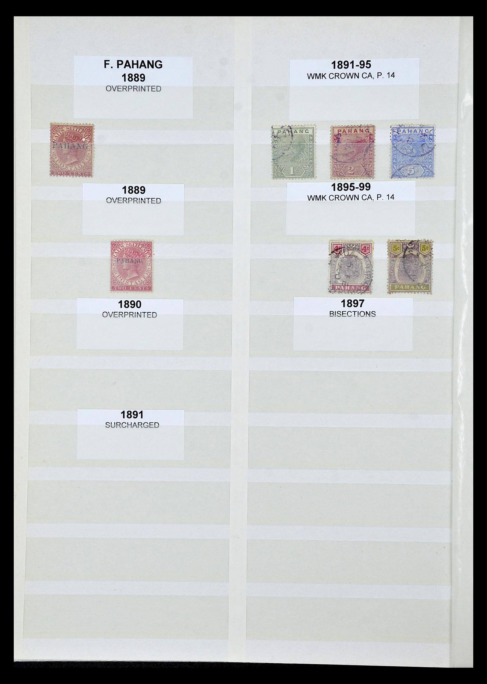 35040 029 - Postzegelverzameling 35040 Maleisië en Staten 1867-1963.