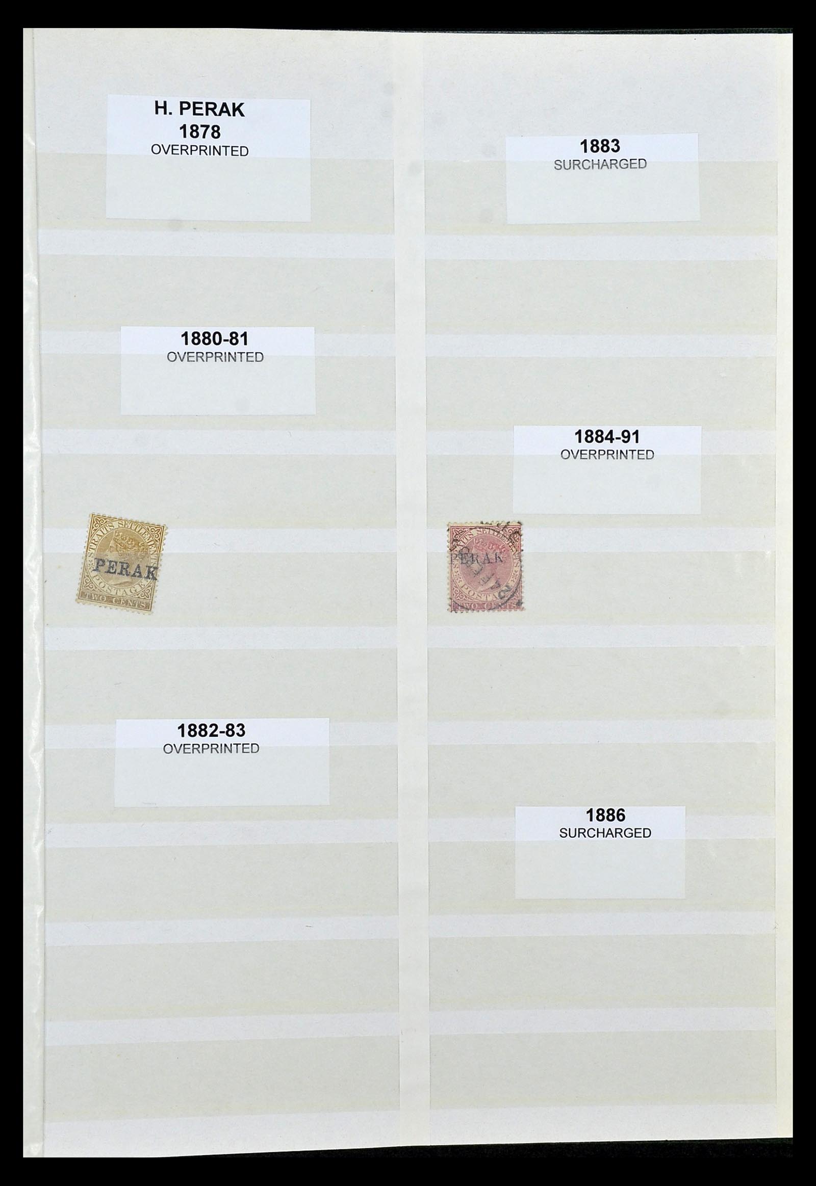 35040 034 - Postzegelverzameling 35040 Maleisië en Staten 1867-1963.