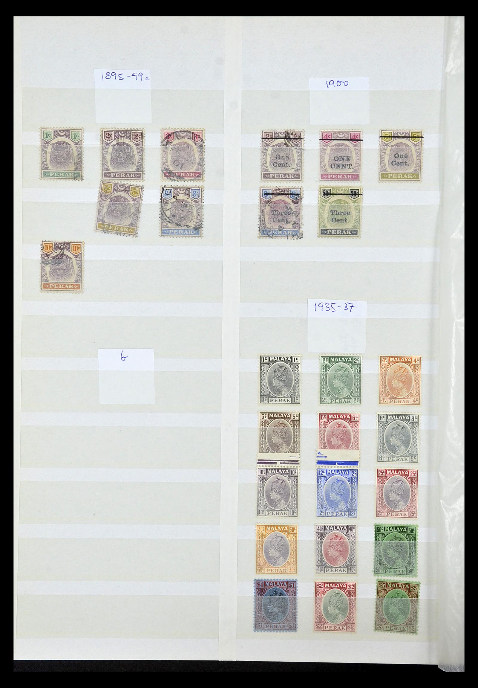 35040 036 - Postzegelverzameling 35040 Maleisië en Staten 1867-1963.