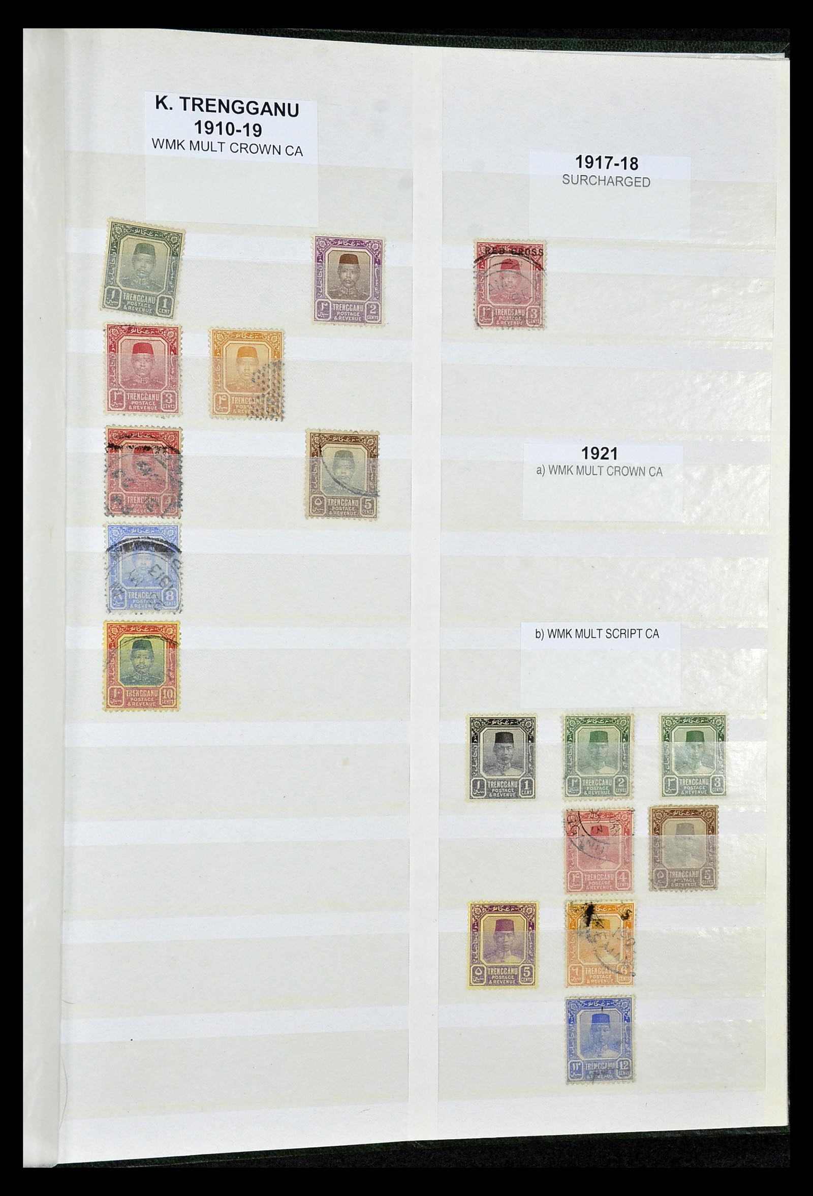 35040 044 - Postzegelverzameling 35040 Maleisië en Staten 1867-1963.