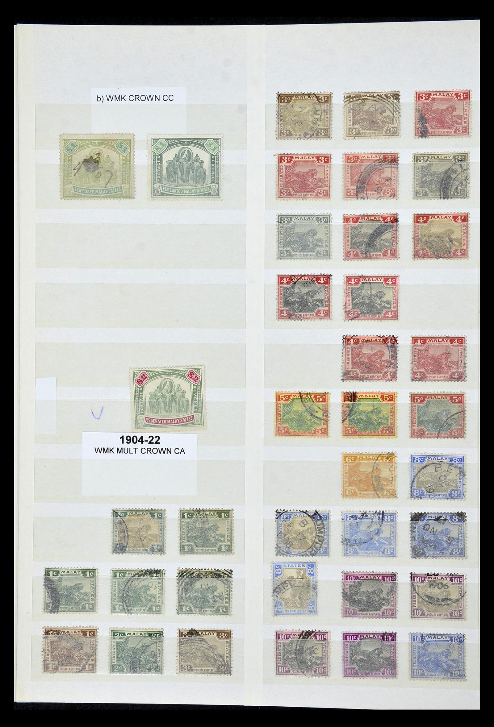 35040 048 - Postzegelverzameling 35040 Maleisië en Staten 1867-1963.