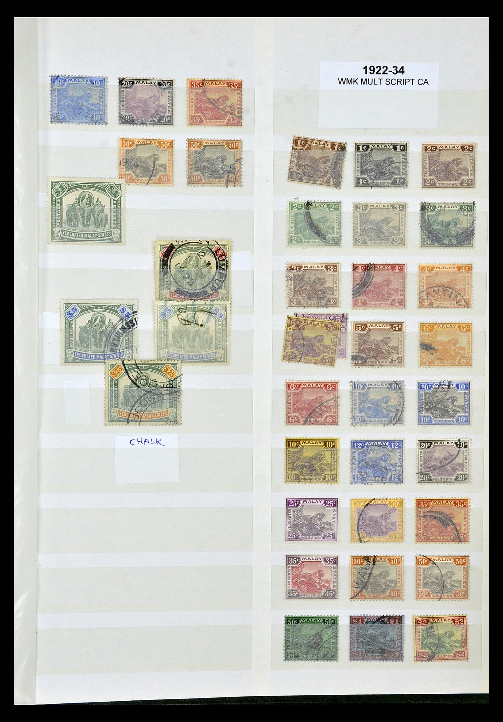 35040 049 - Postzegelverzameling 35040 Maleisië en Staten 1867-1963.