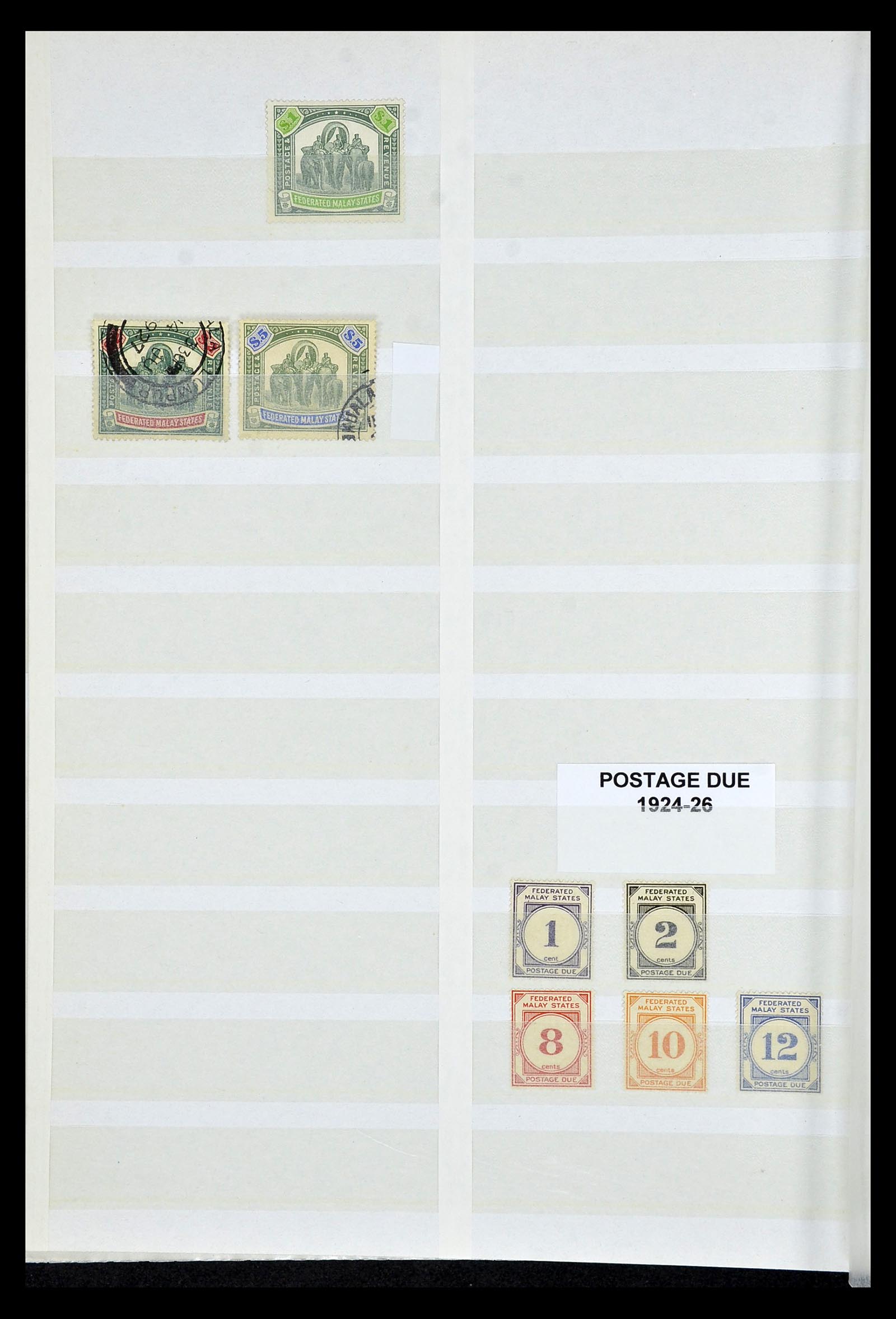 35040 050 - Postzegelverzameling 35040 Maleisië en Staten 1867-1963.