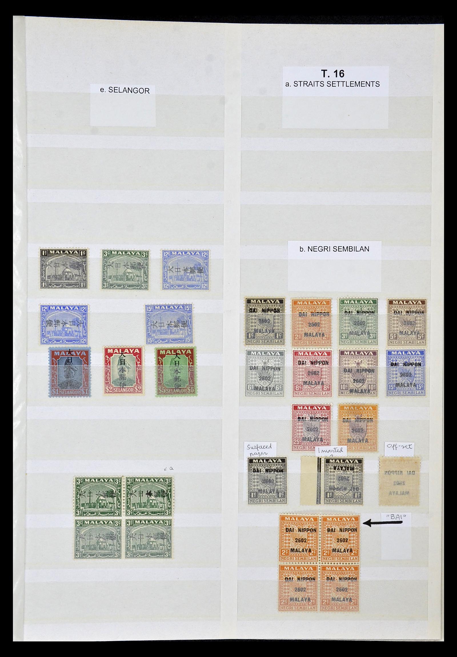 35040 054 - Postzegelverzameling 35040 Maleisië en Staten 1867-1963.