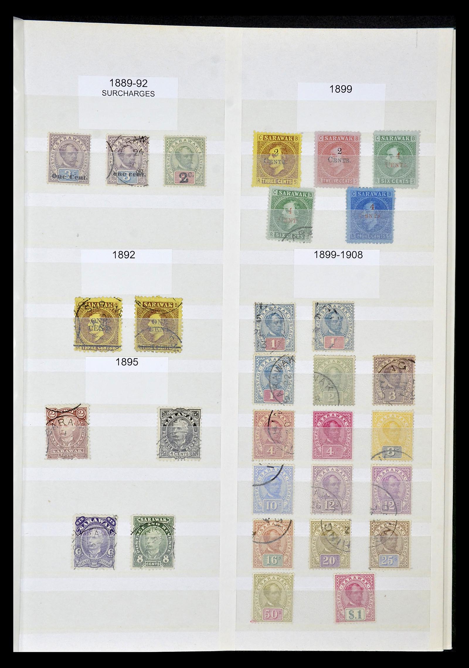 35040 060 - Postzegelverzameling 35040 Maleisië en Staten 1867-1963.