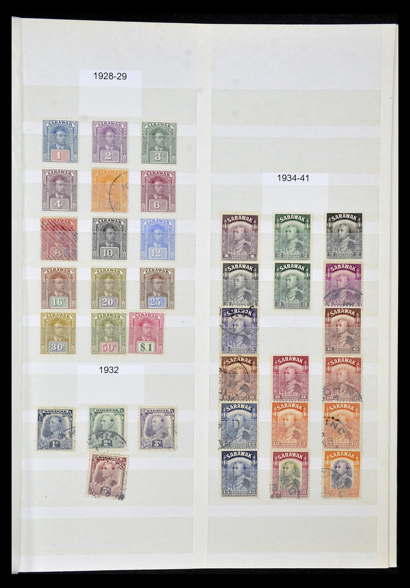35040 061 - Postzegelverzameling 35040 Maleisië en Staten 1867-1963.