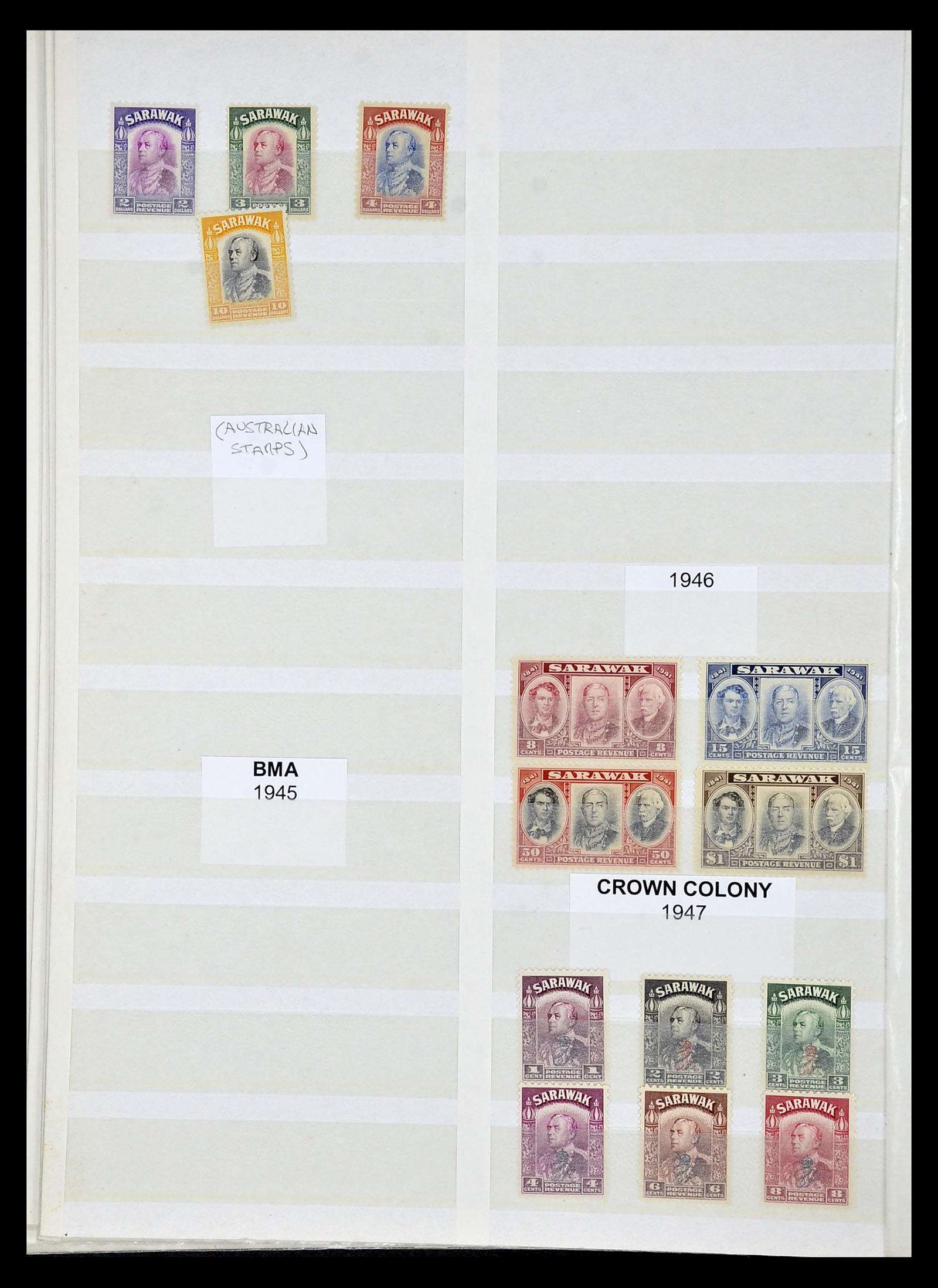 35040 063 - Postzegelverzameling 35040 Maleisië en Staten 1867-1963.