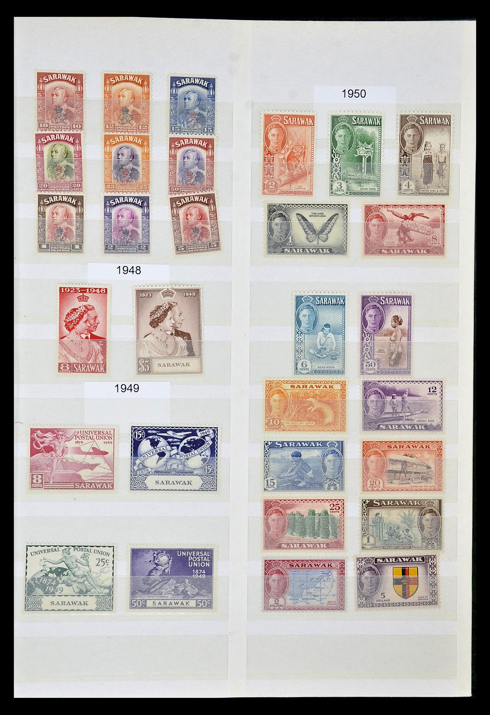35040 064 - Postzegelverzameling 35040 Maleisië en Staten 1867-1963.