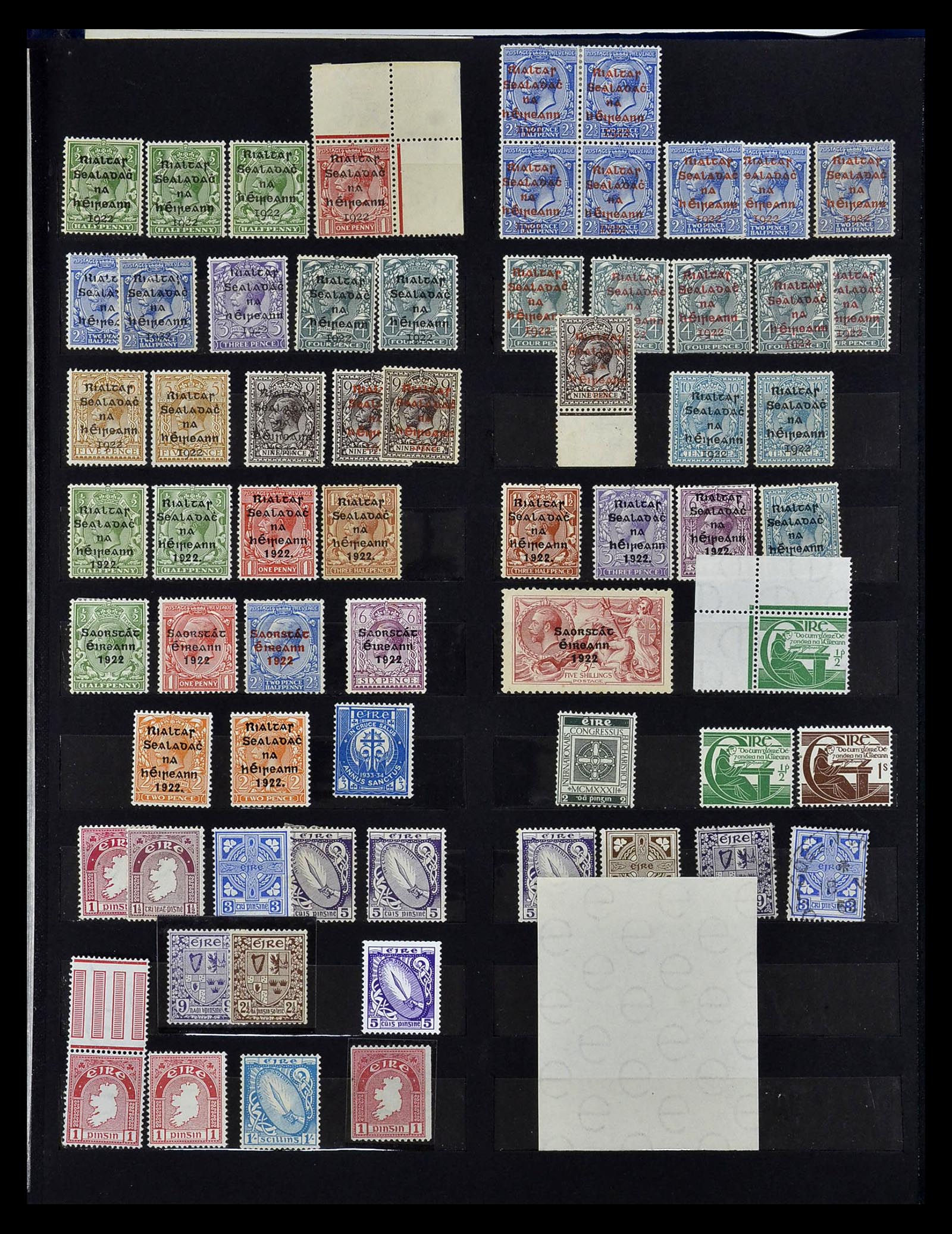 35041 001 - Postzegelverzameling 35041 Ierland 1922-1991.