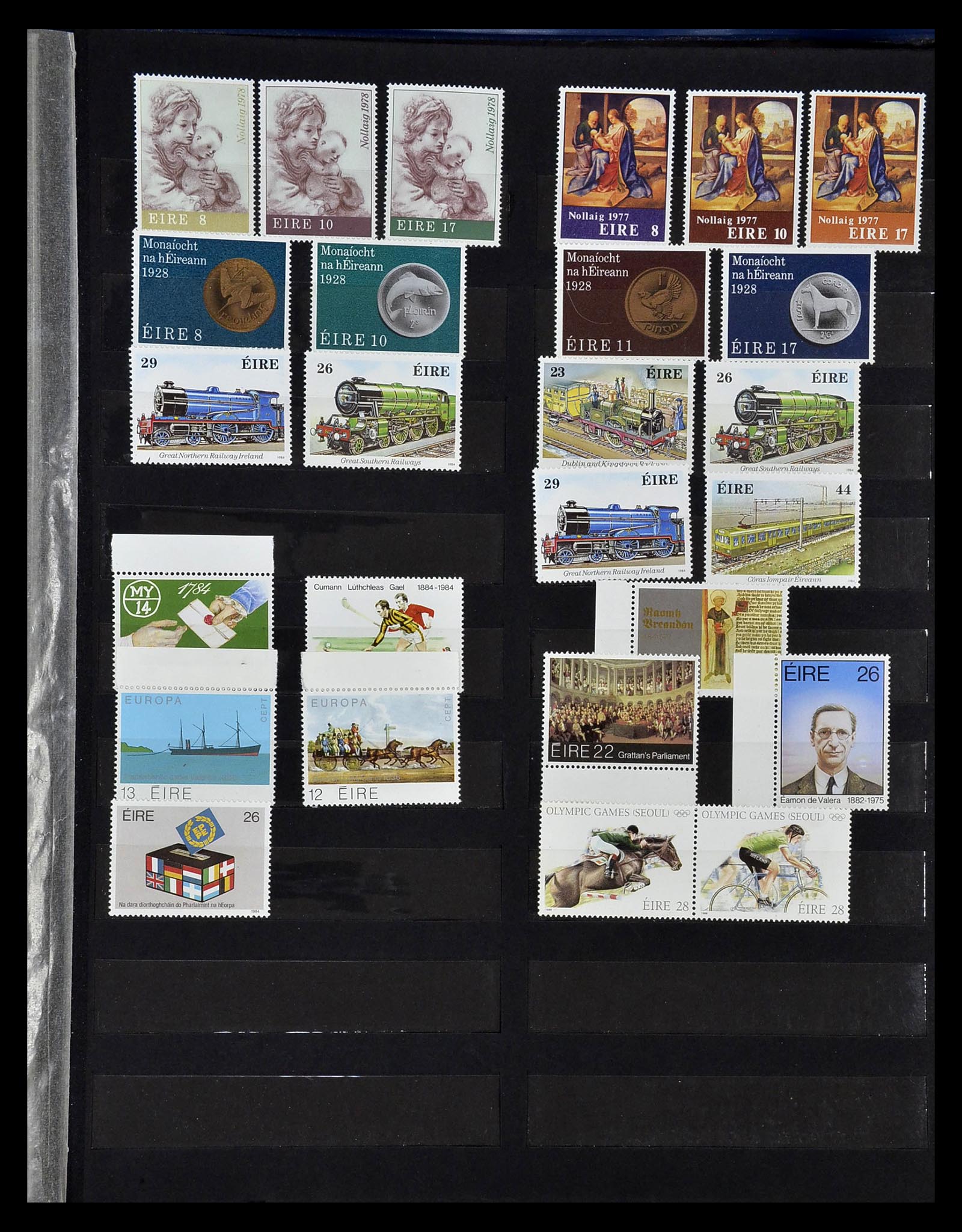 35041 018 - Postzegelverzameling 35041 Ierland 1922-1991.