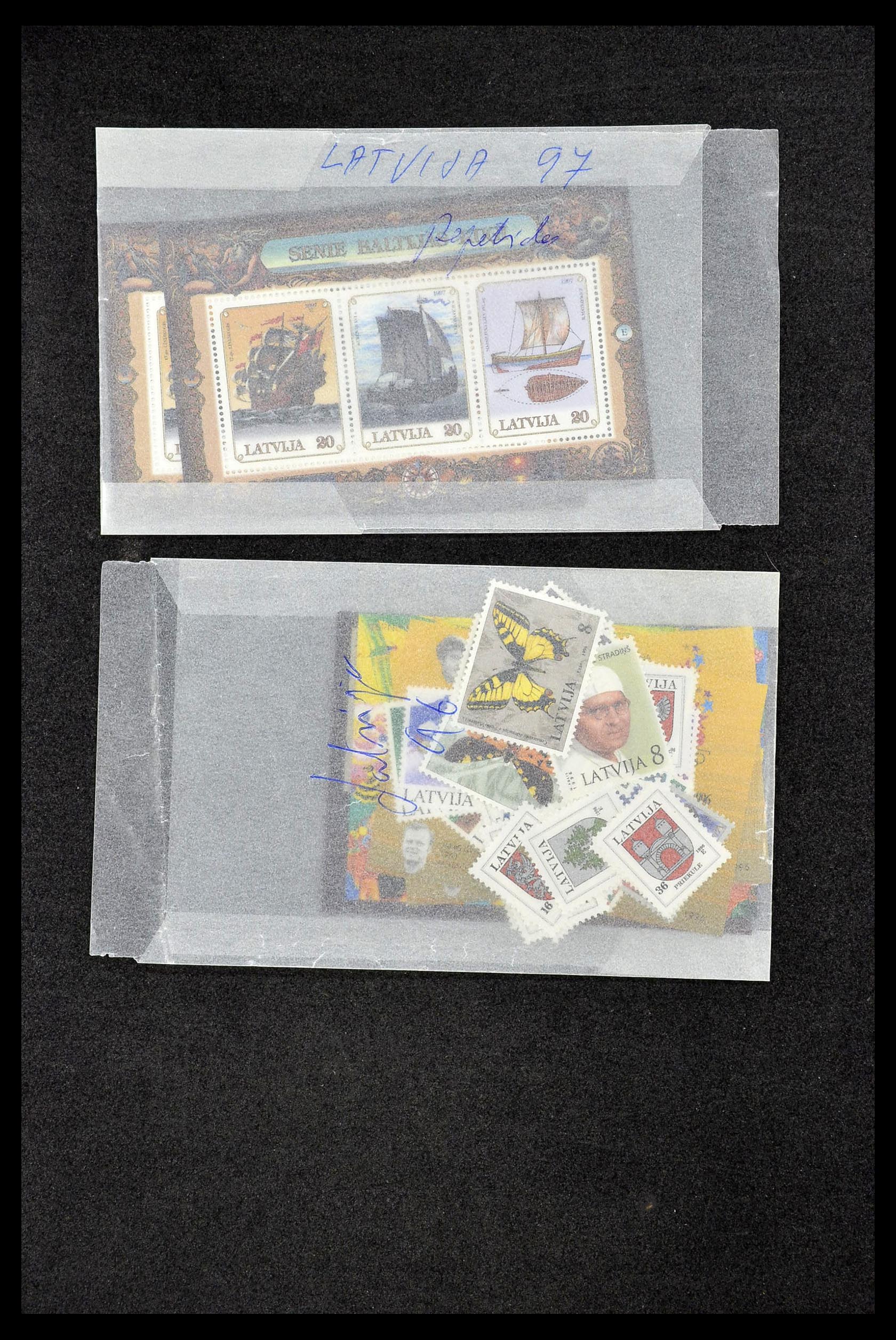 35042 035 - Postzegelverzameling 35042 Letland 1991-2004.