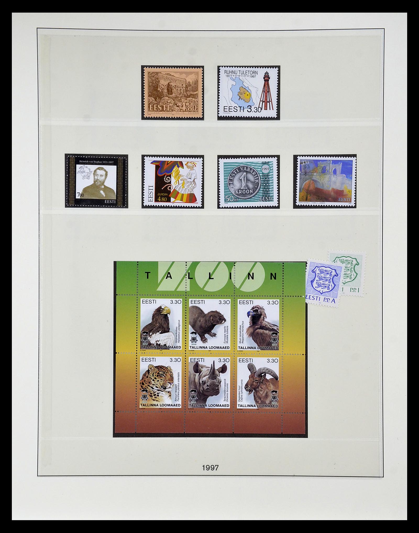 35044 001 - Postzegelverzameling 35044 Estland 1991-2004.