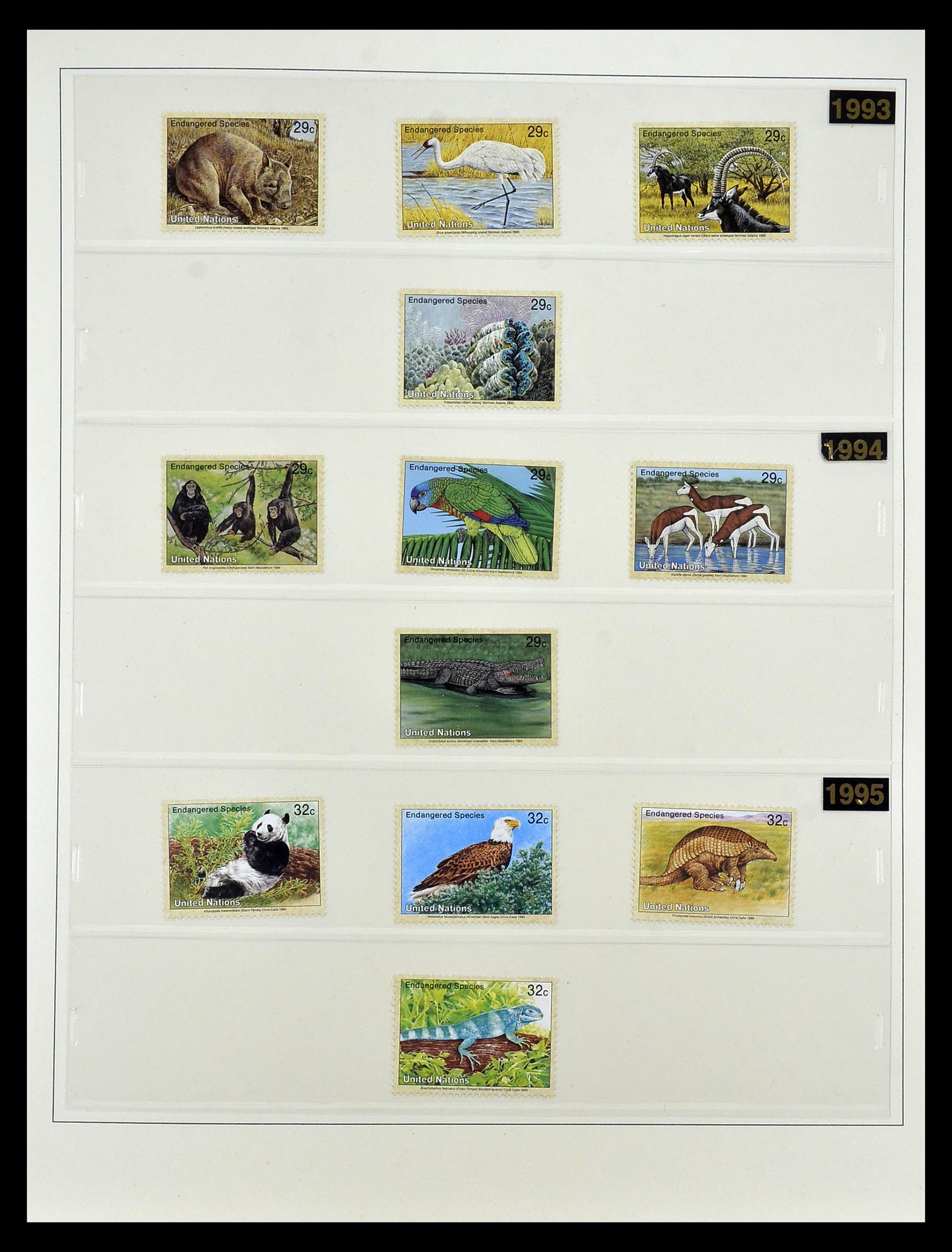 35045 0042 - Postzegelverzameling 35045 Verenigde Naties 1951-2013.