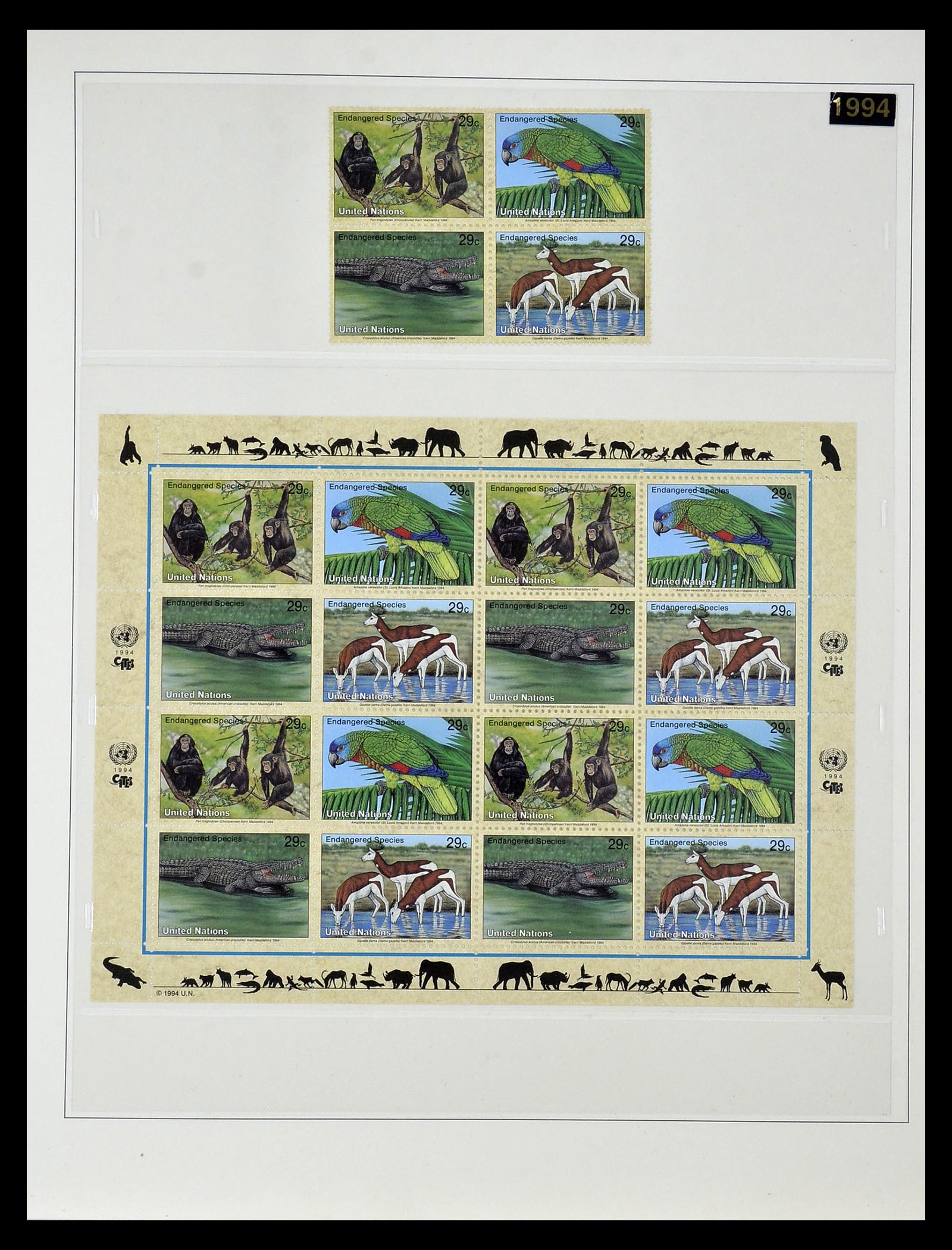 35045 0050 - Postzegelverzameling 35045 Verenigde Naties 1951-2013.
