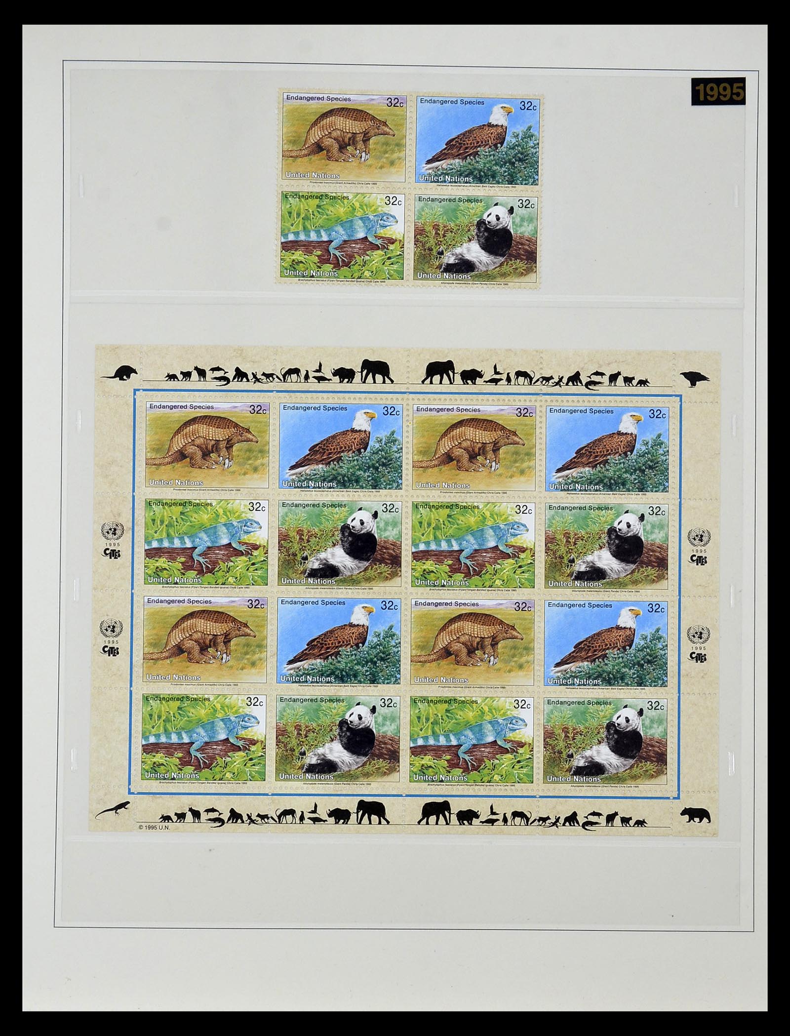 35045 0051 - Postzegelverzameling 35045 Verenigde Naties 1951-2013.