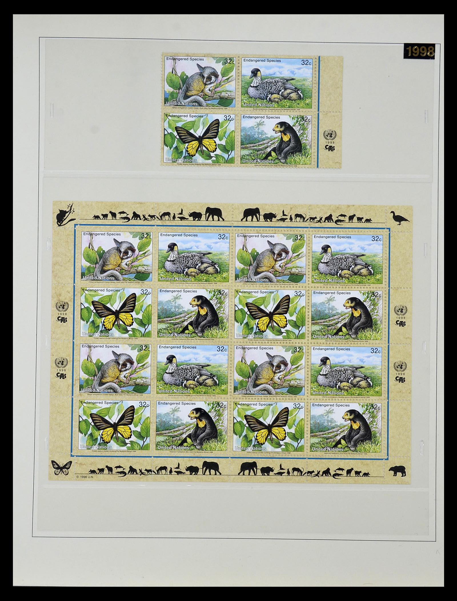 35045 0054 - Postzegelverzameling 35045 Verenigde Naties 1951-2013.
