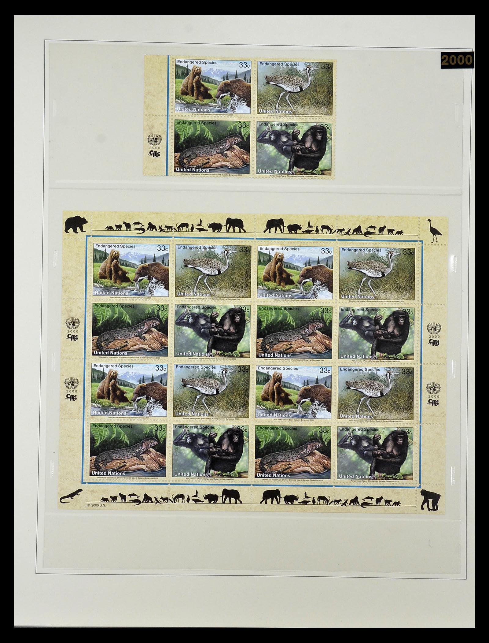 35045 0056 - Postzegelverzameling 35045 Verenigde Naties 1951-2013.