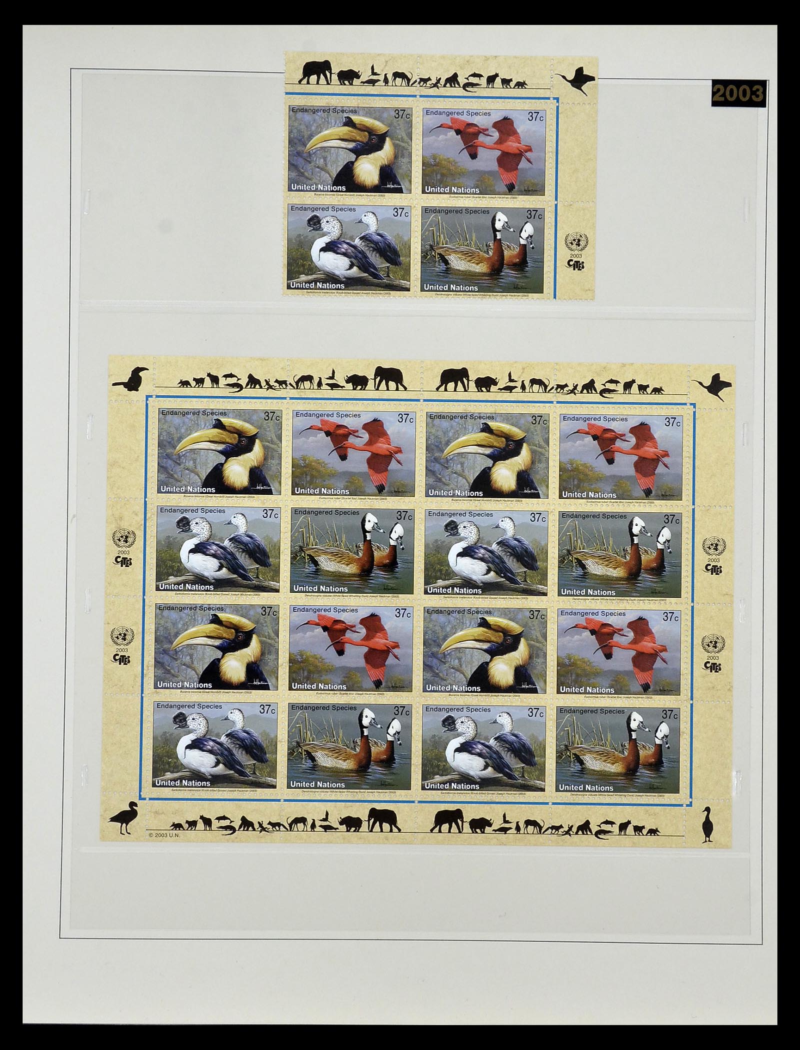 35045 0059 - Postzegelverzameling 35045 Verenigde Naties 1951-2013.