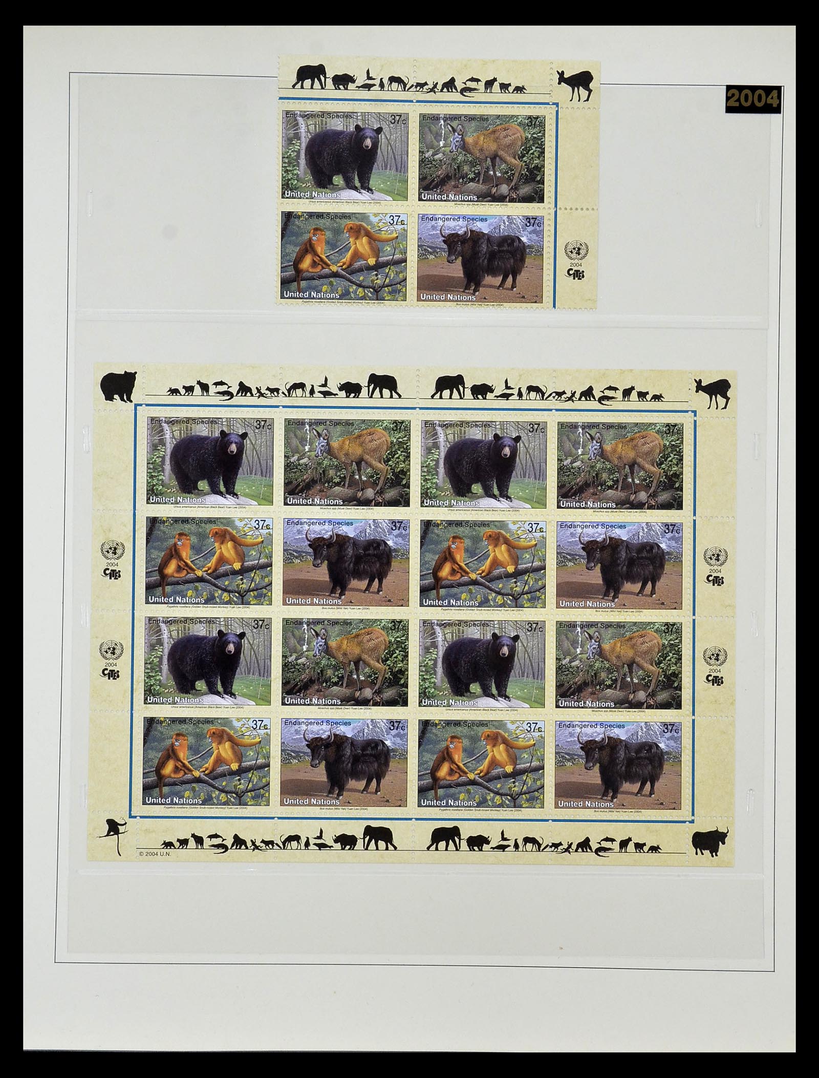 35045 0060 - Postzegelverzameling 35045 Verenigde Naties 1951-2013.