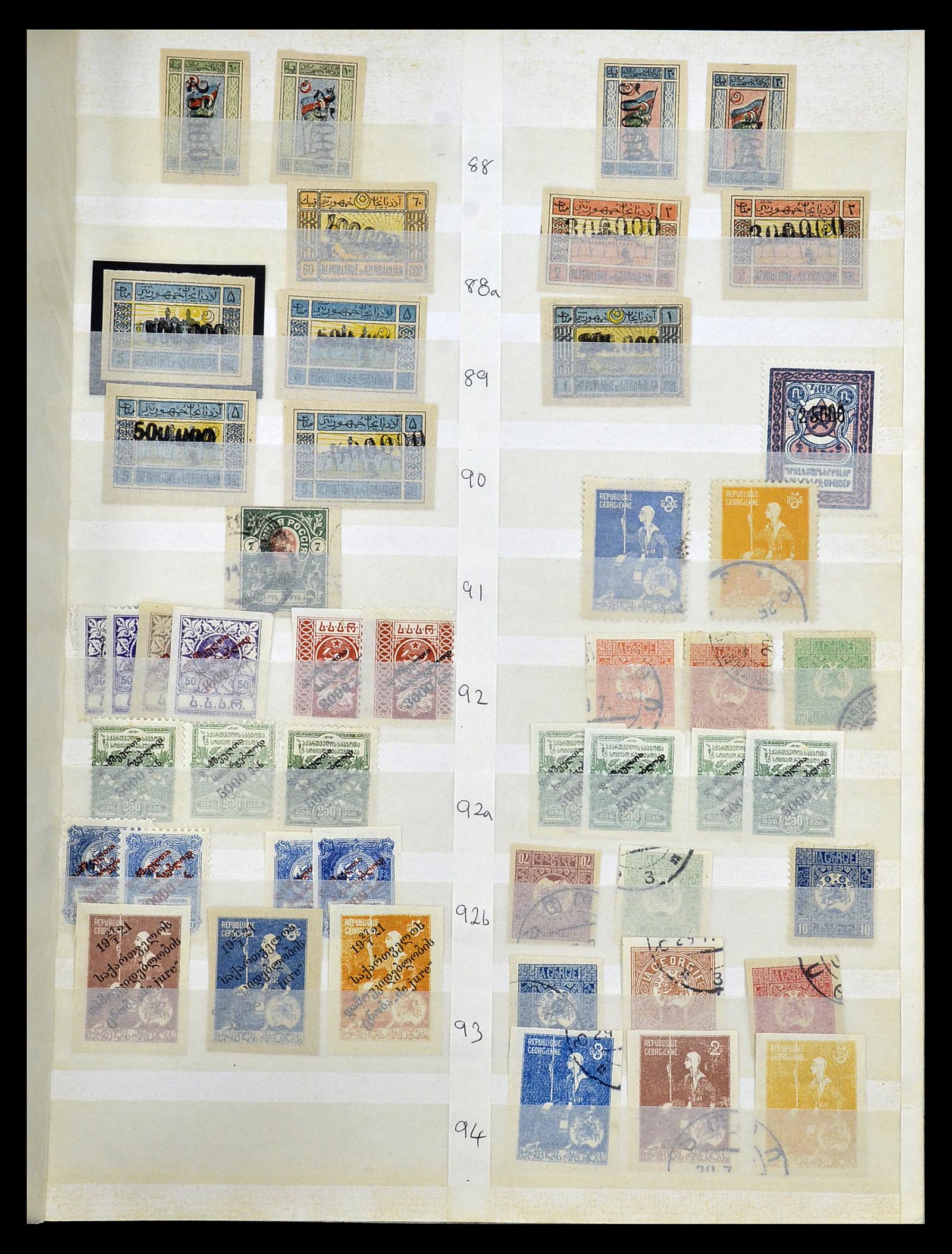35046 006 - Postzegelverzameling 35046 Russische gebieden 1870-1930.