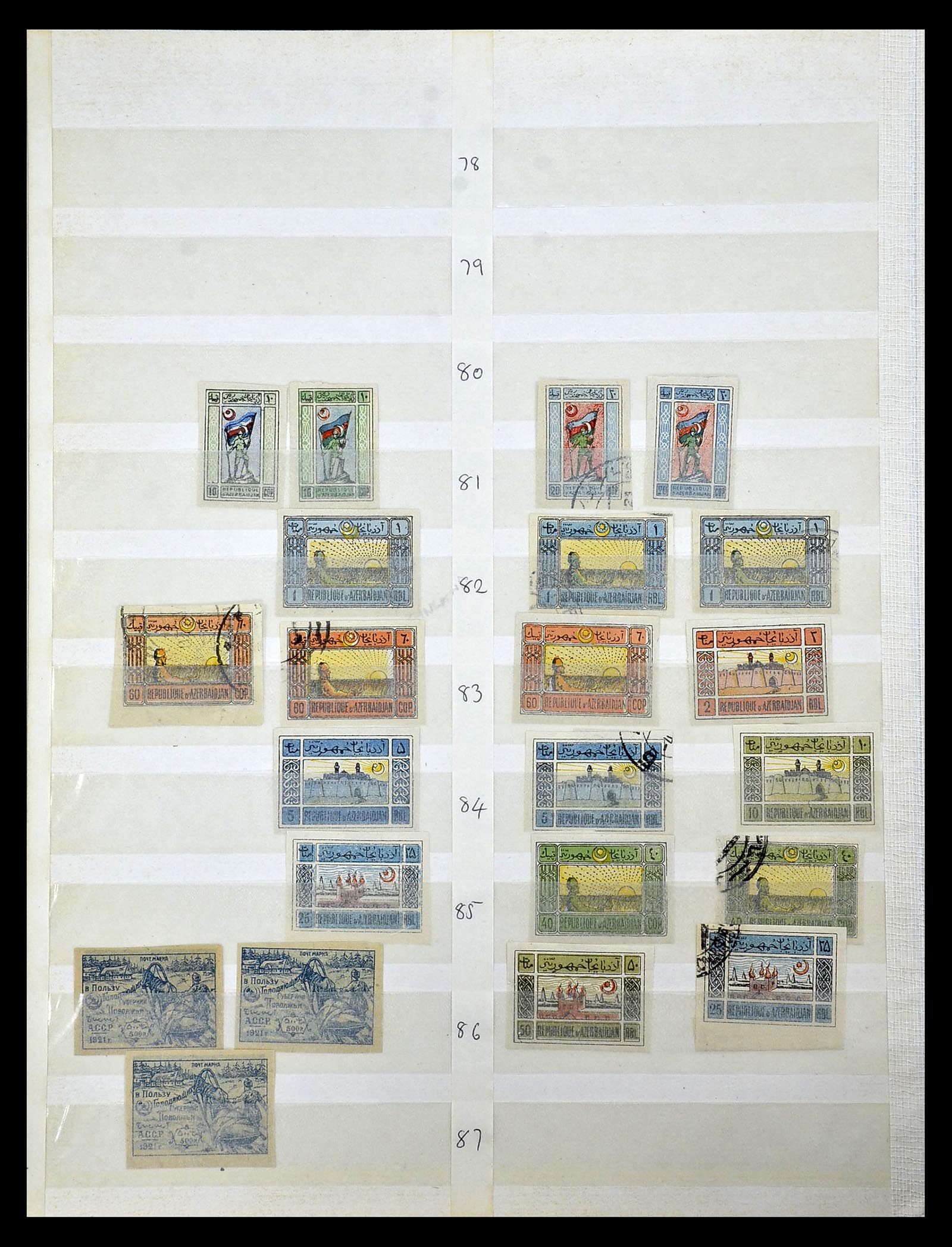 35046 007 - Postzegelverzameling 35046 Russische gebieden 1870-1930.