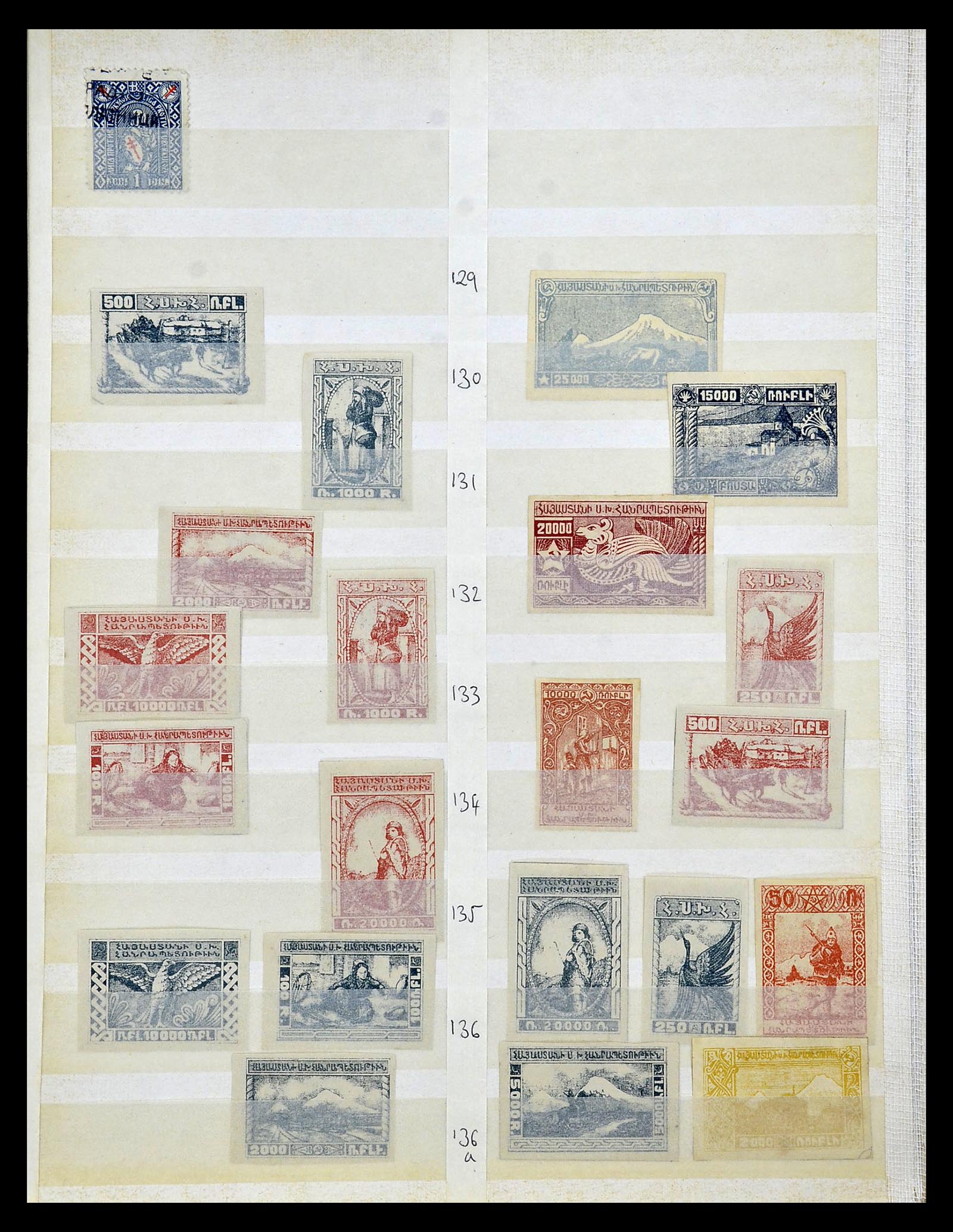 35046 012 - Postzegelverzameling 35046 Russische gebieden 1870-1930.