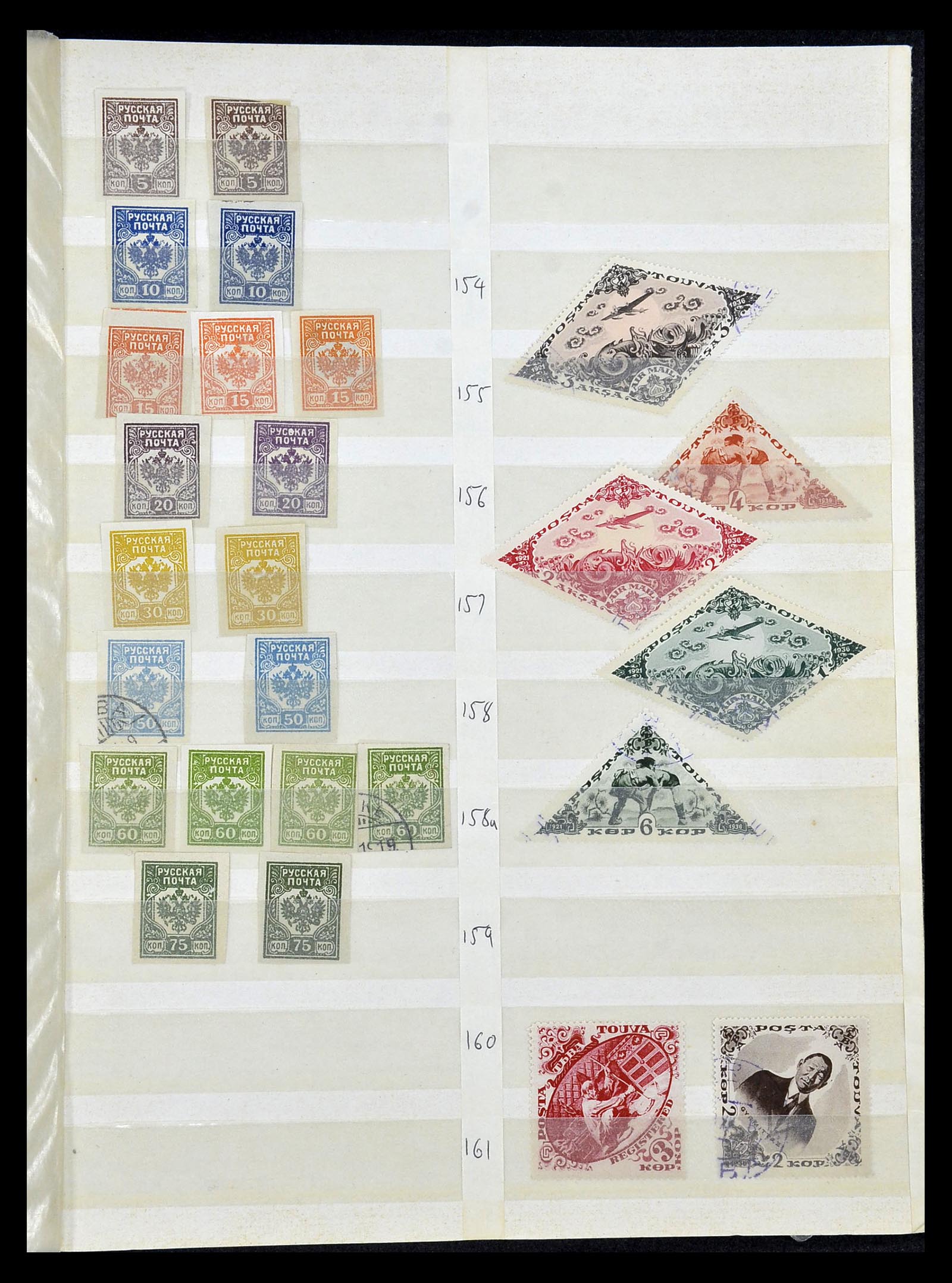35046 014 - Postzegelverzameling 35046 Russische gebieden 1870-1930.